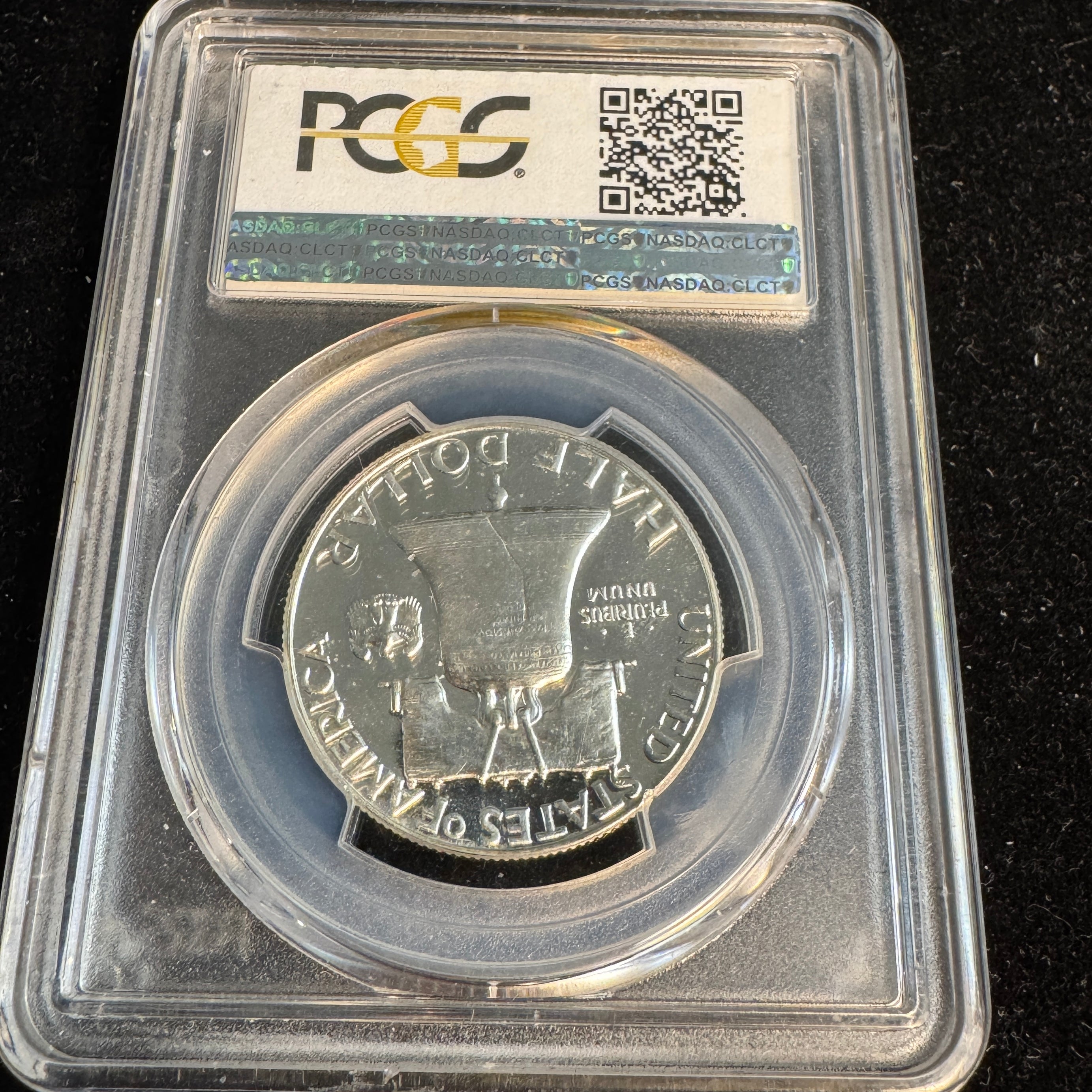 1956 Franklin Half Dollar Type 1 Proof, PCGS PR-66 (CPG: $145)