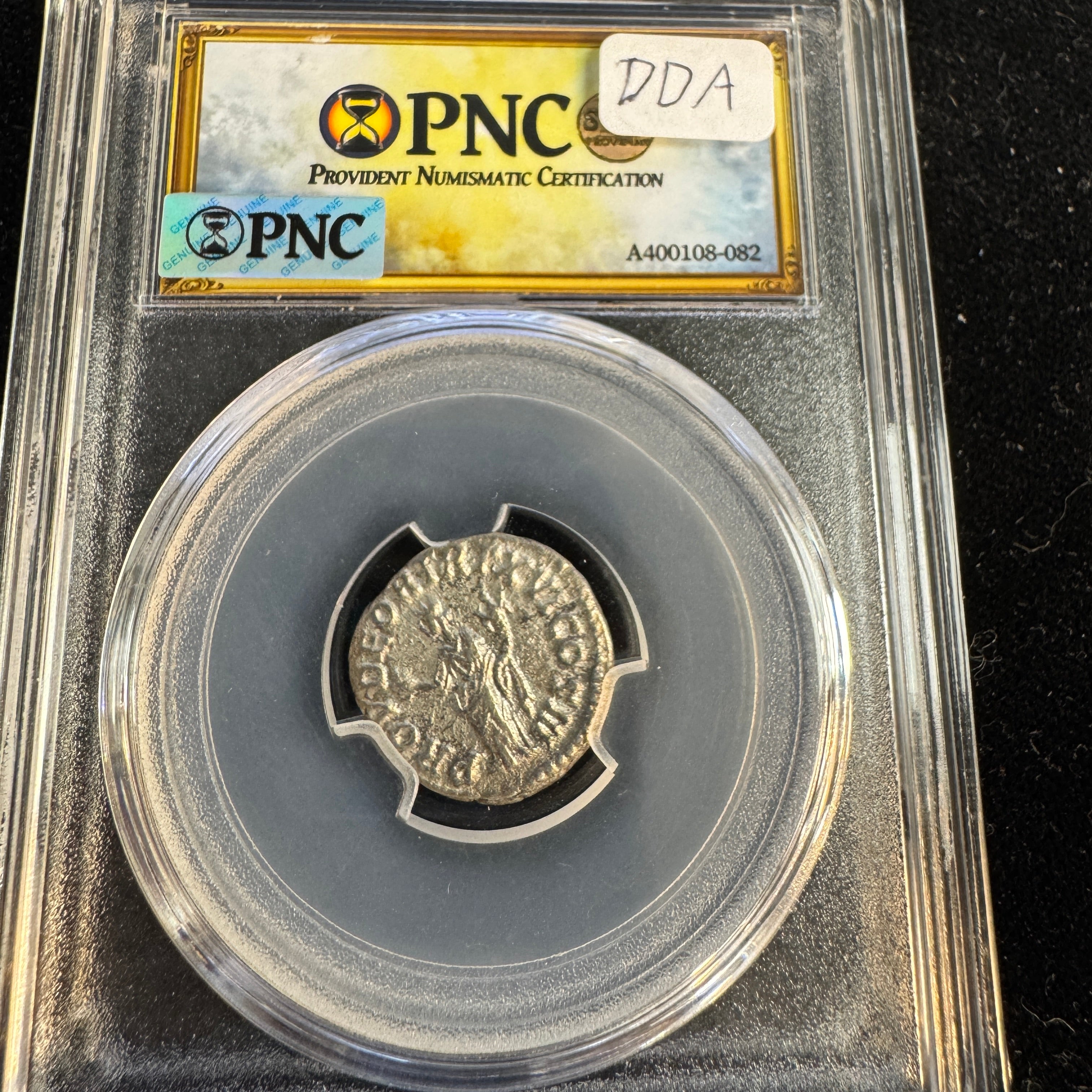 Marcus Aurelius (161-180 AD) Roman Empire AR Denarius, Rv: Providentia, RIC-49, PNC XF