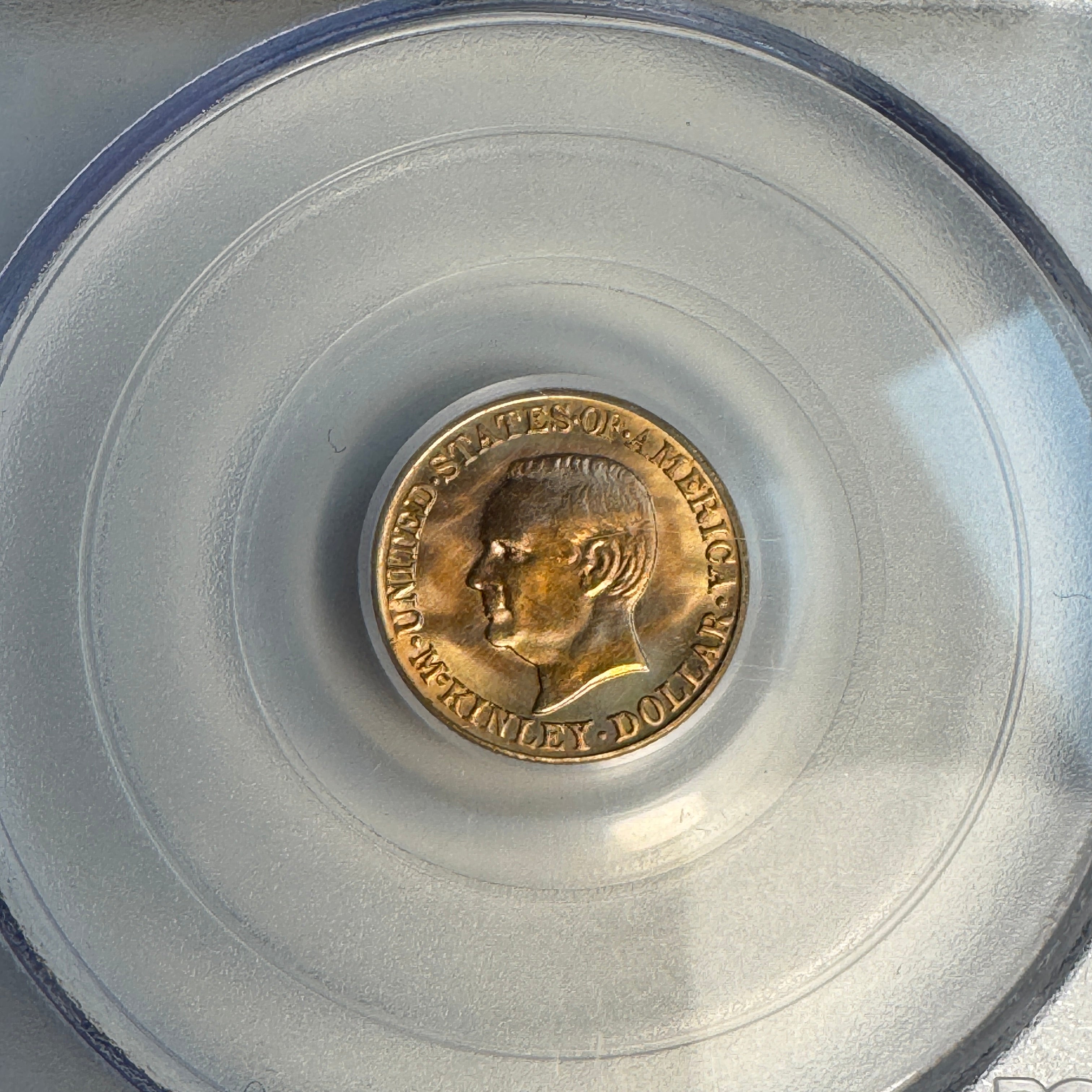 1917 McKinley Memorial $1 Gold, OGH PCGS MS-64