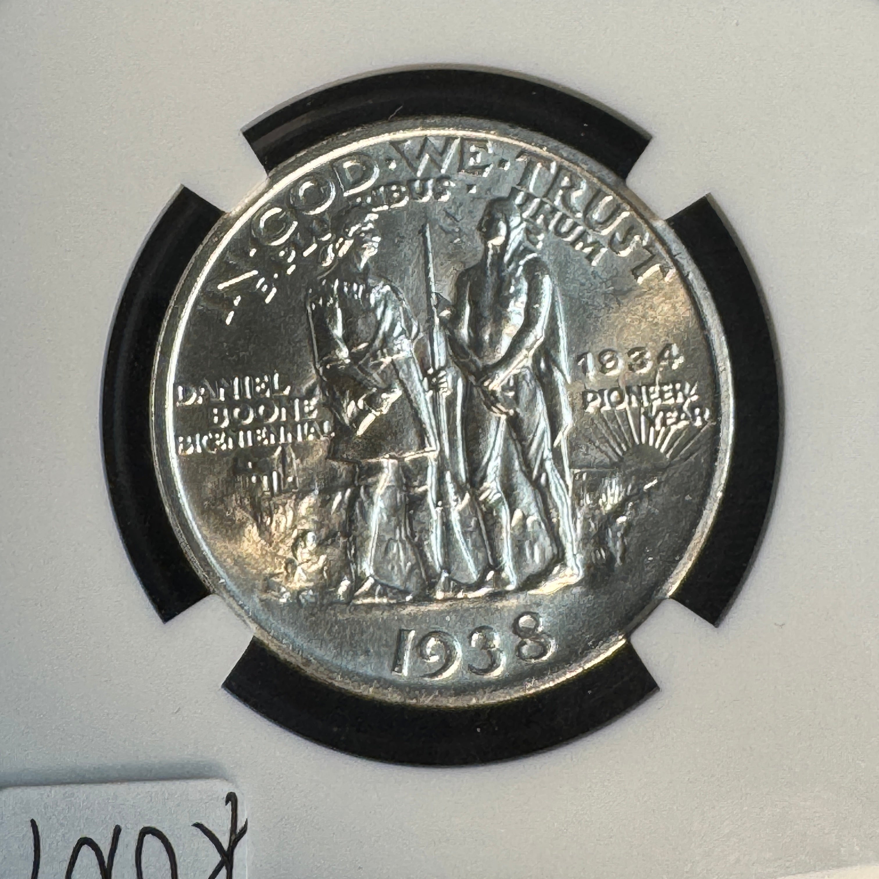 1938 Daniel Boone Classic Commemorative Half Dollar, NGC MS-65