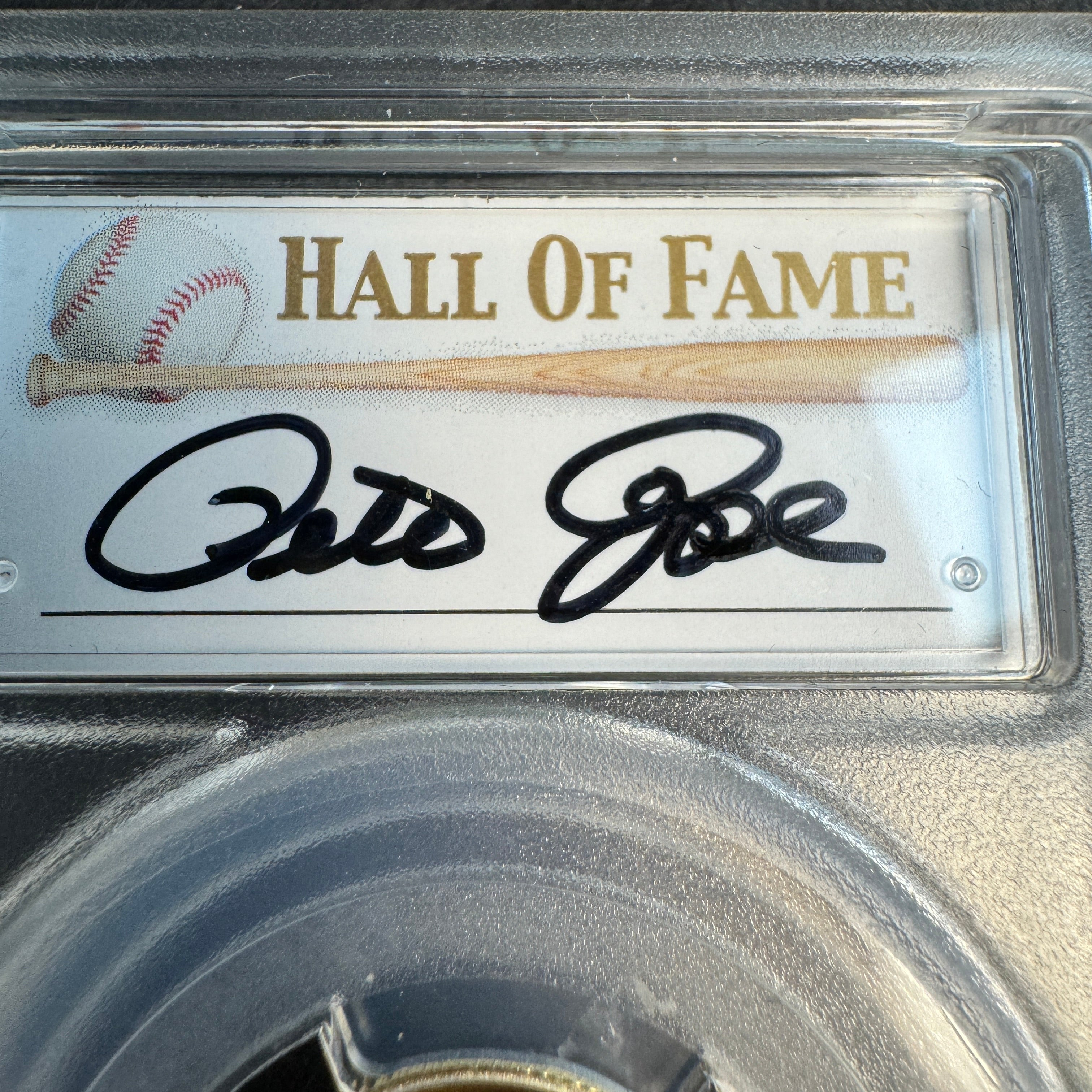 PETE ROSE Autographed 2014-W Baseball ⚾️ HOF $5 US Gold, PCGS PR-70 DCAM 💎
