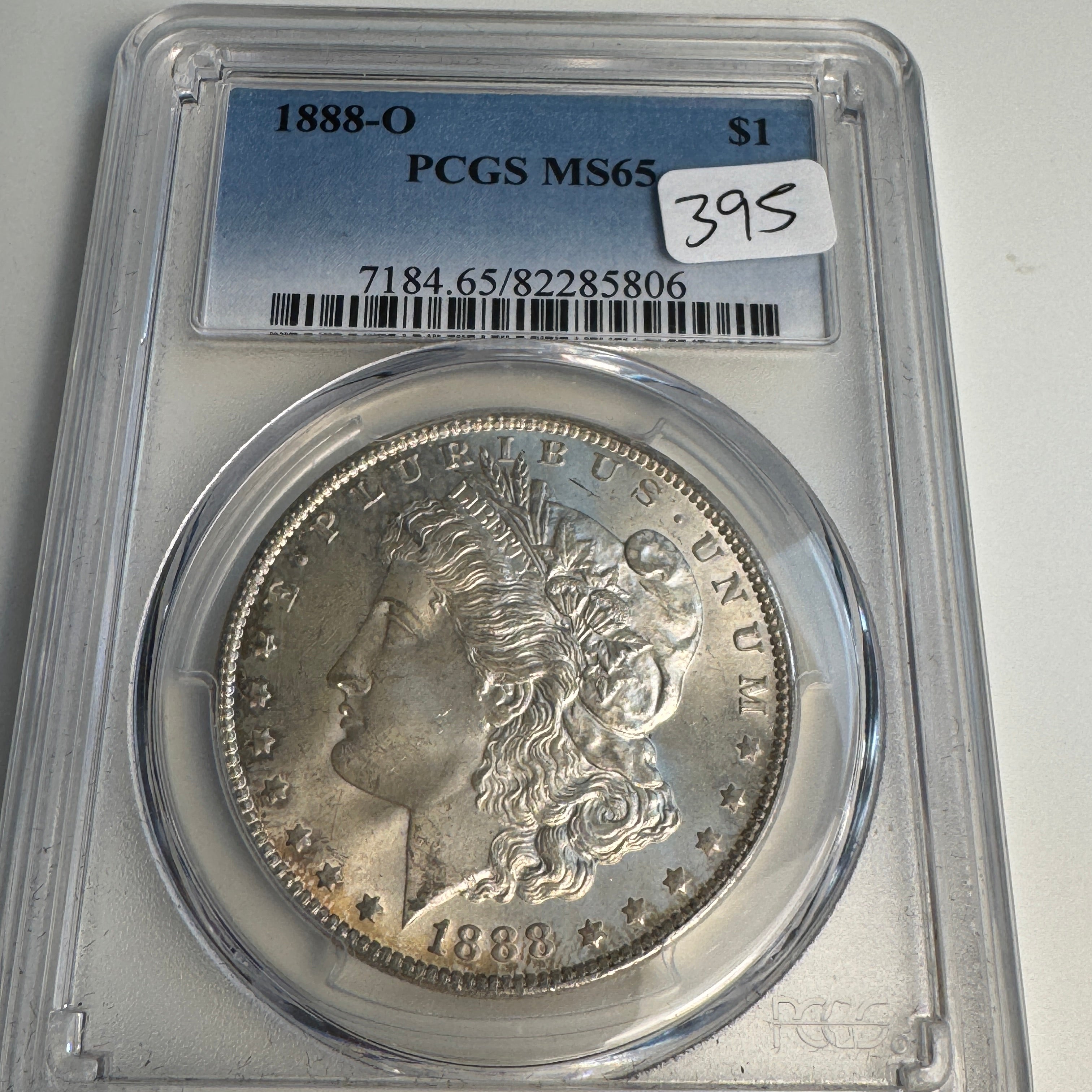 1888-O Morgan Silver Dollar, PCGS MS-65, Rv mild toning
