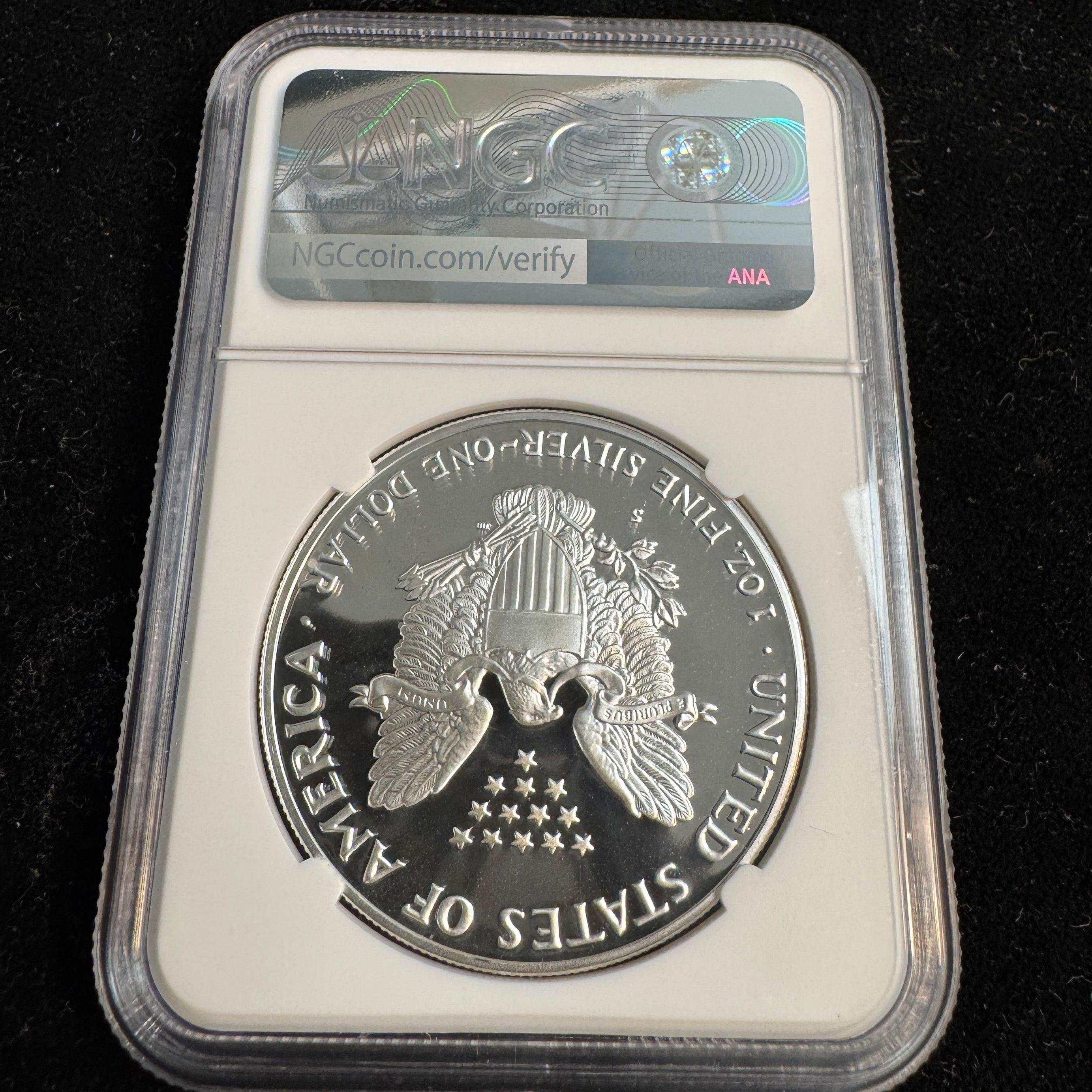 1989-S Proof Silver Eagle NGC PF-69 Ultra Cameo