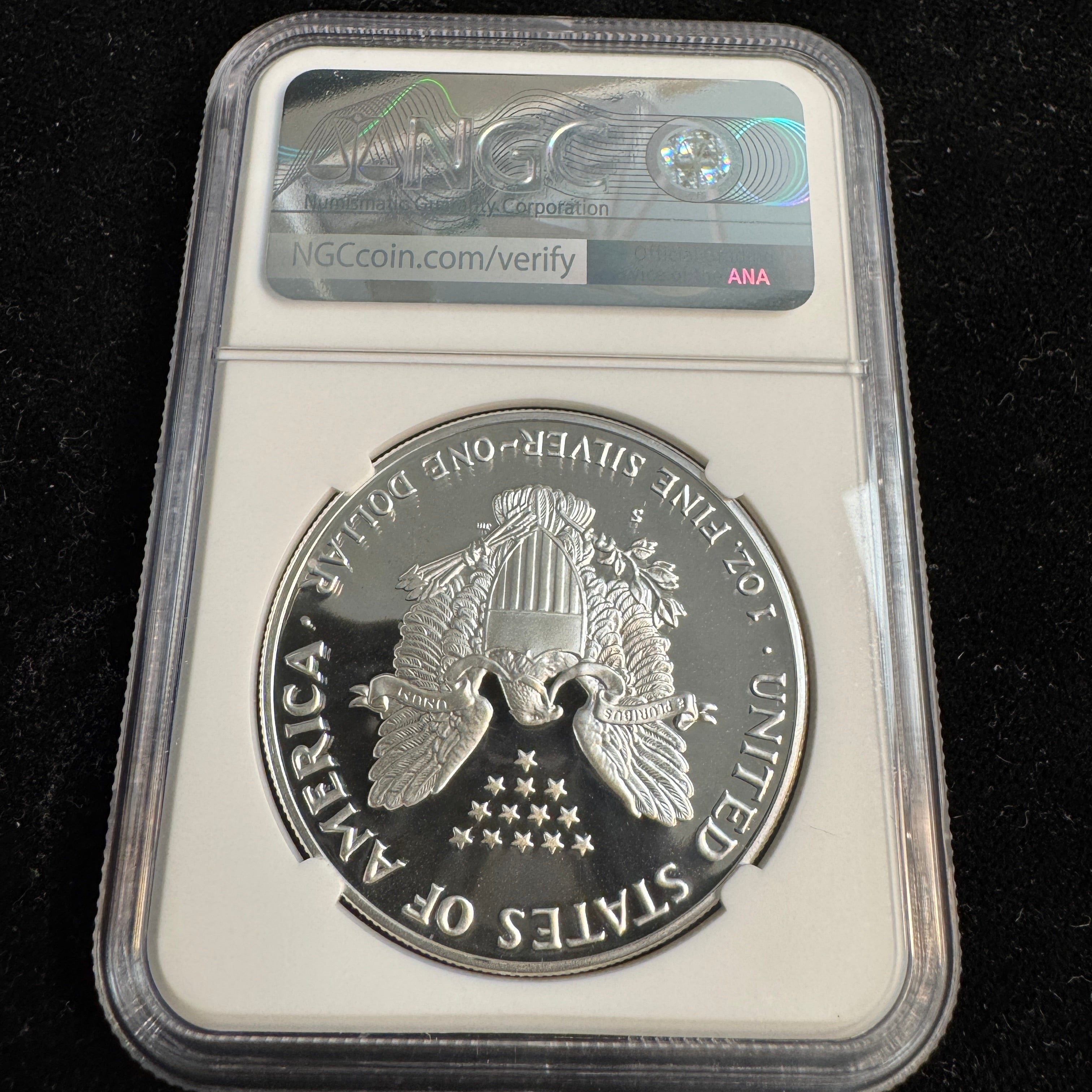 1989-S Proof Silver Eagle NGC PF-69 Ultra Cameo