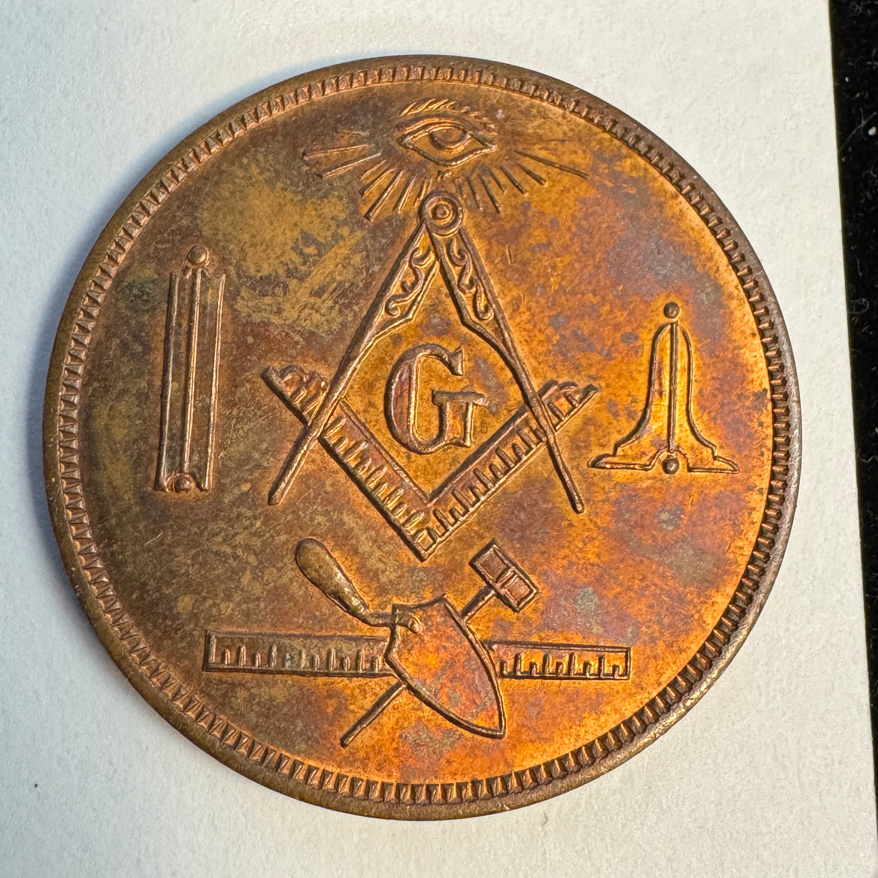 1920-1970 Alberta Masonic Lodge No.172 AF&AM 50th Anniversary Medal, Portland Oregon