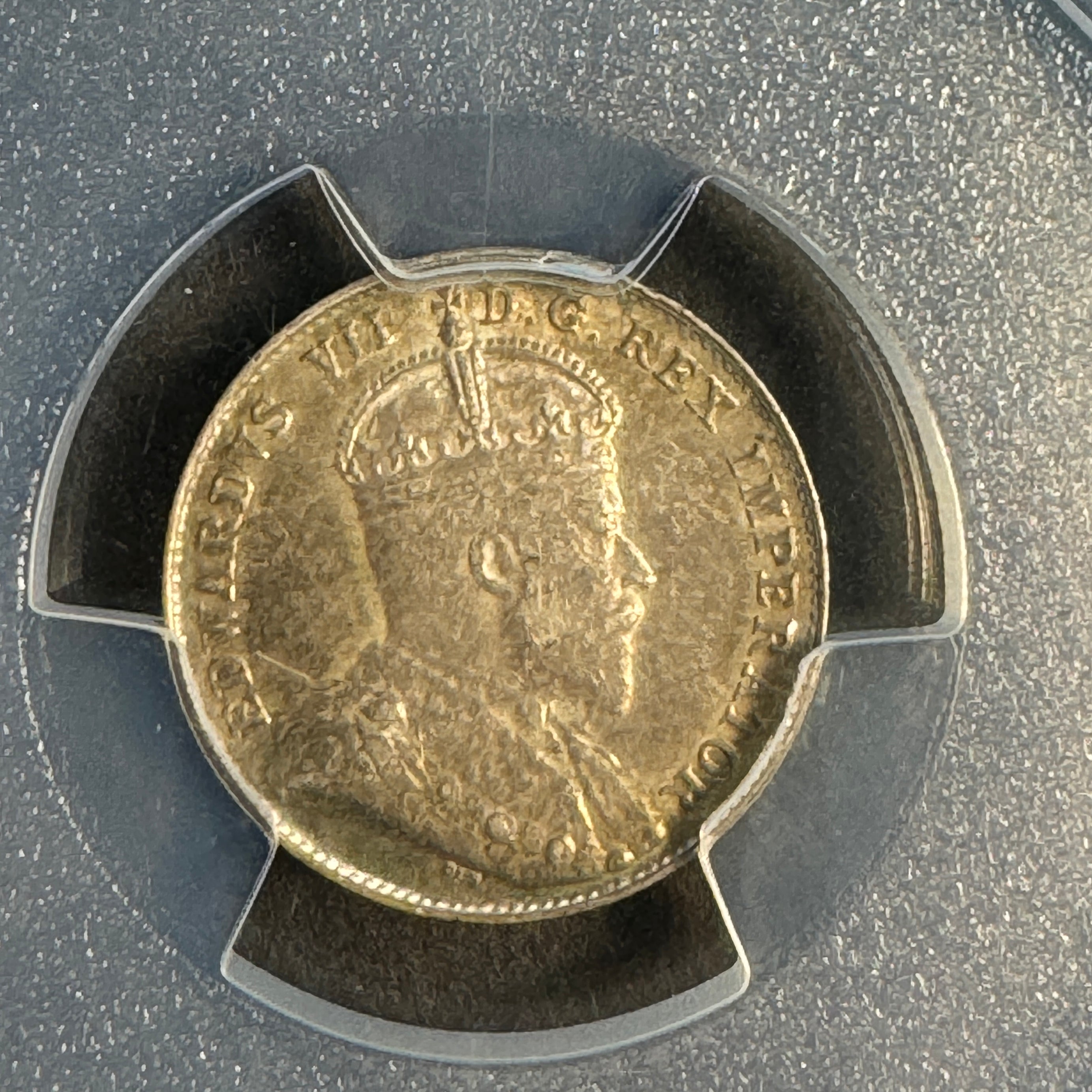 1902 (No Mintmark) Canada 10 Cents, Edward VII, PCGS AU-55 🇨🇦