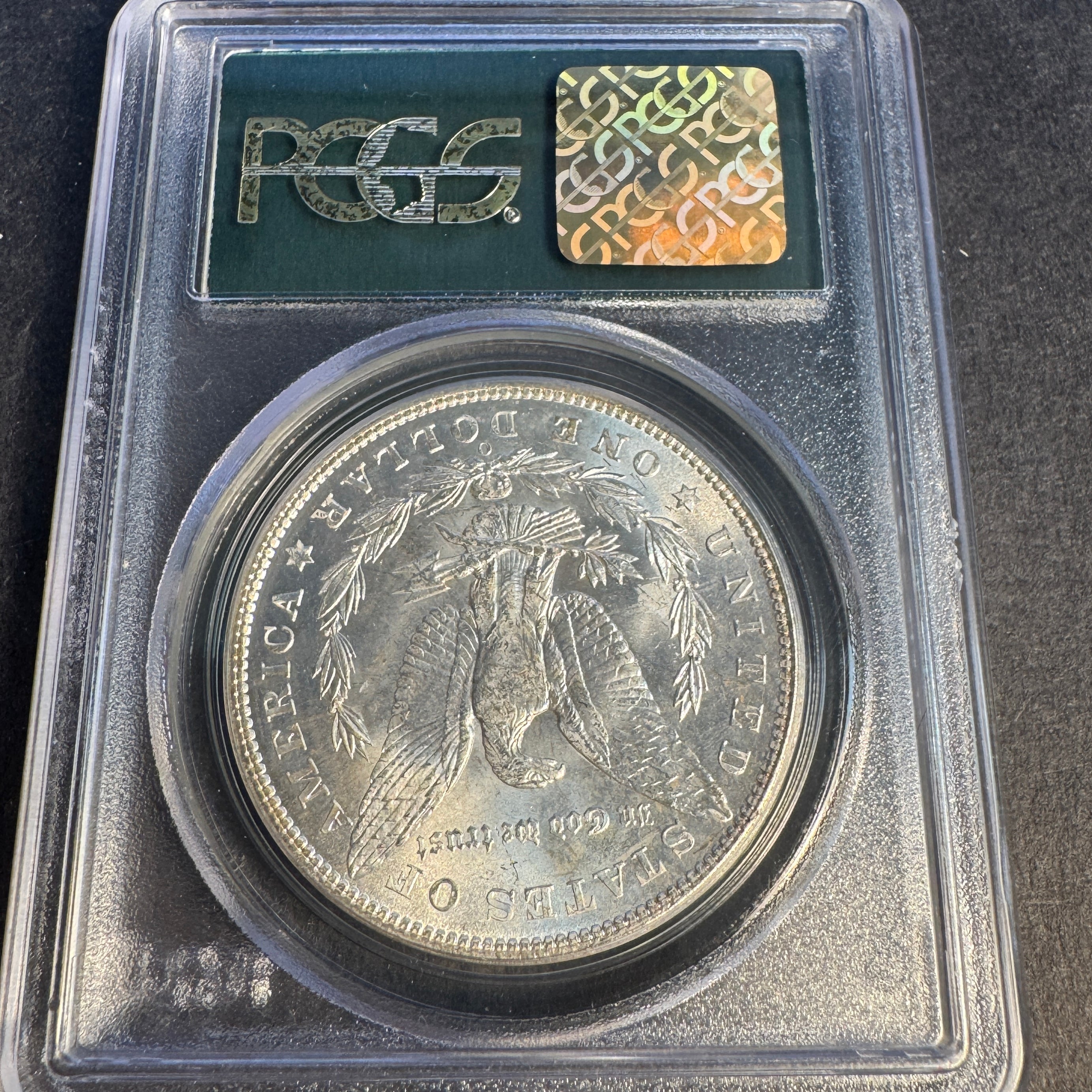 1904-O Morgan Silver Dollar $1, OGH PCGS MS-65