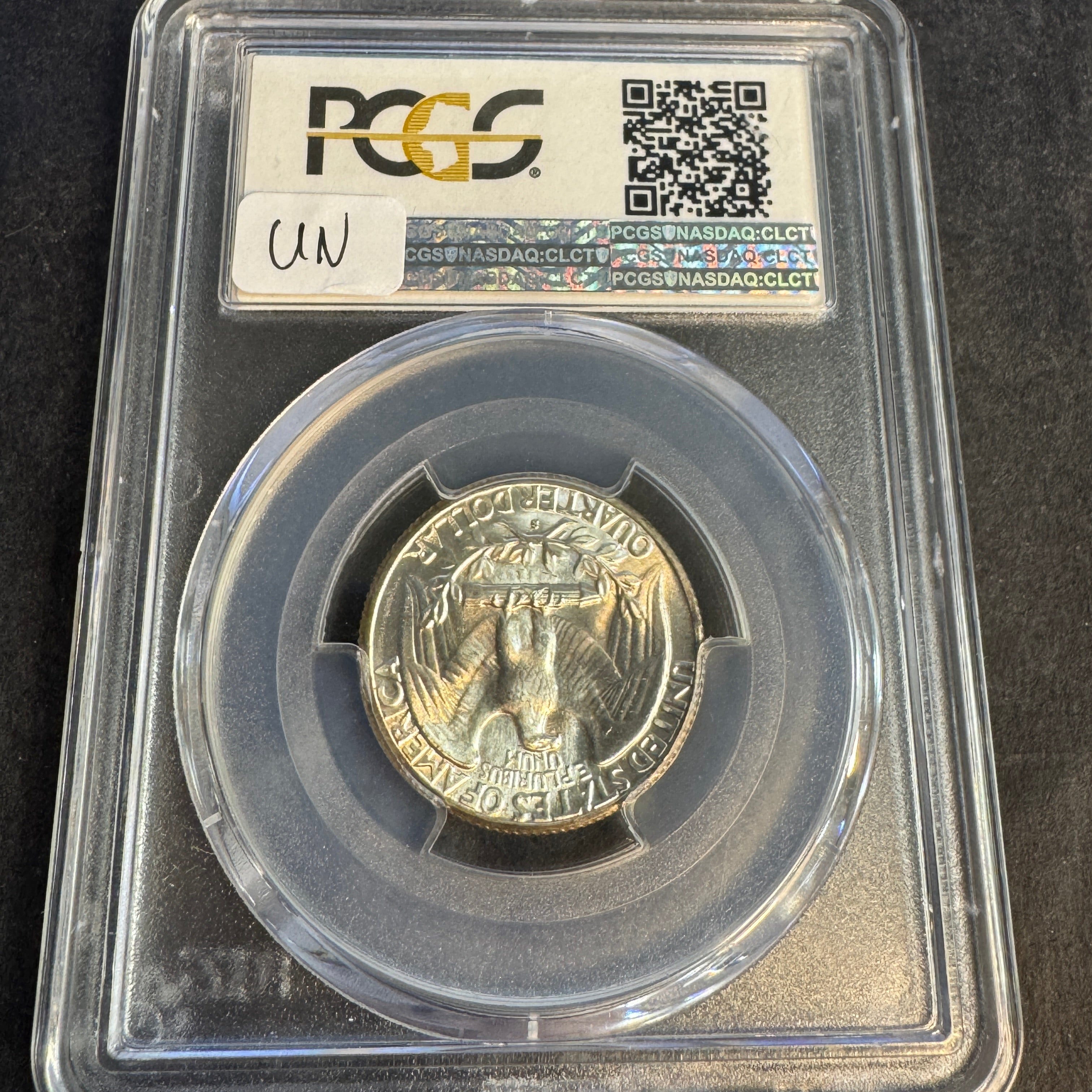 1941-S Washington Quarter 25c, PCGS MS-66 Green CAC
