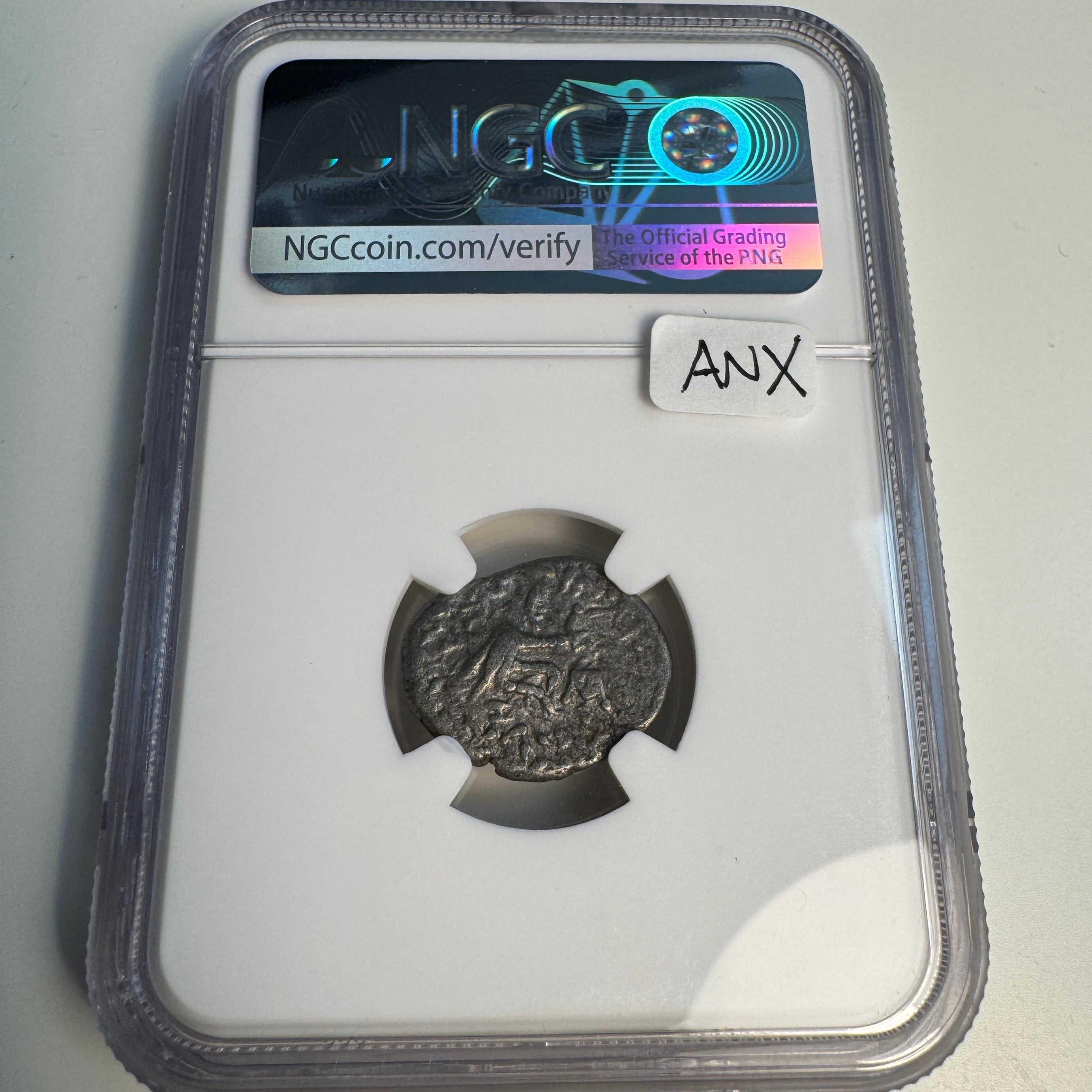 Parthian Empire, Phraataces (2 BC - 4/5 AD) Silver Drachm, NGC Choice Fine