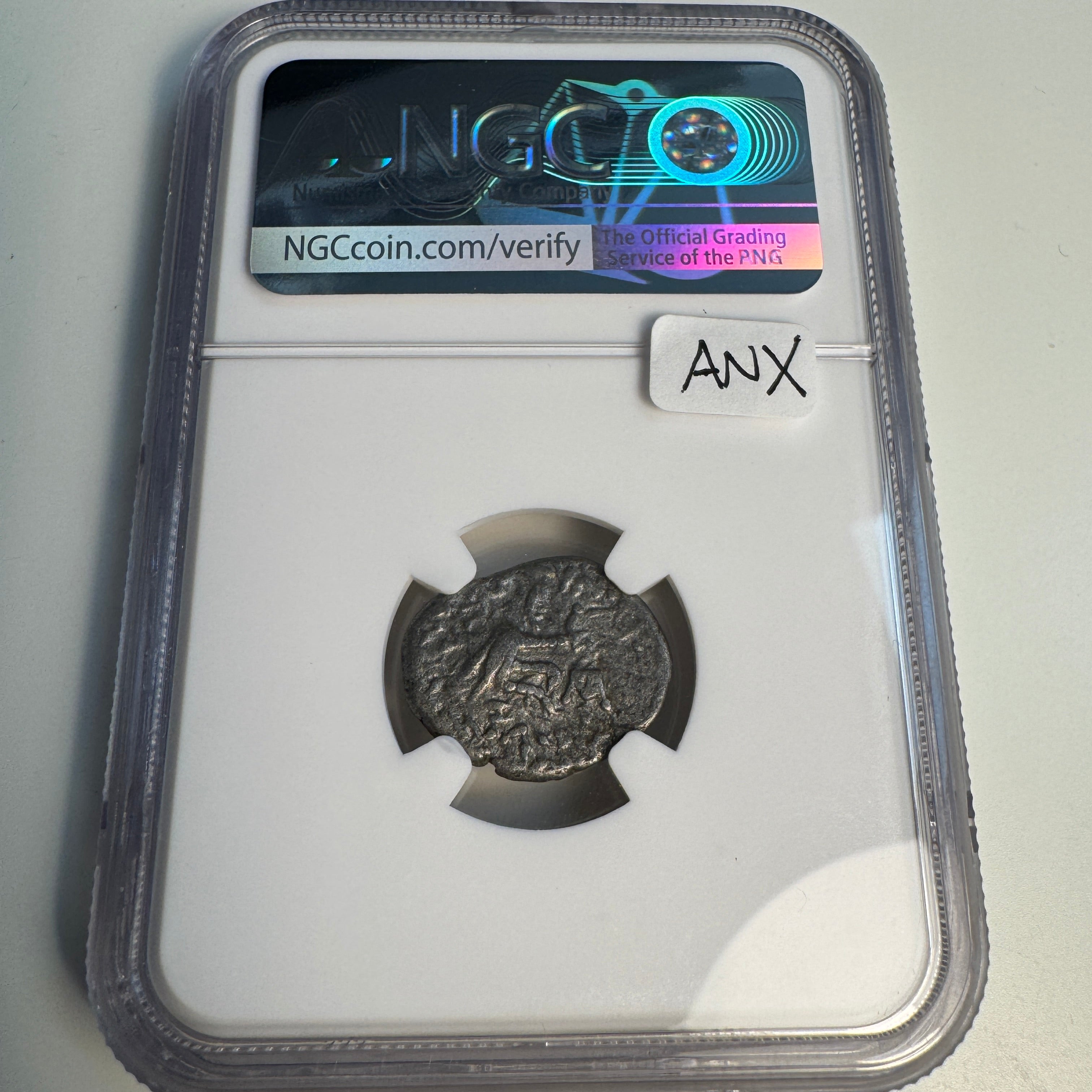 Parthian Empire, Phraataces (2 BC - 4/5 AD) Silver Drachm, NGC Choice Fine