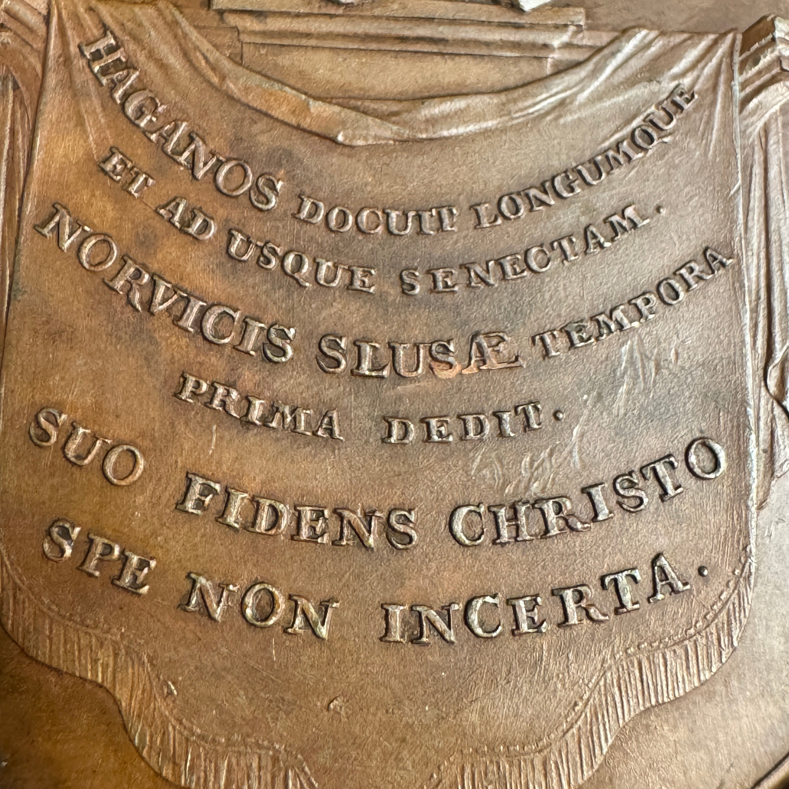 1774 United Netherlands 55mm AE Medal, Death Year of Elandus van Staveren b.1703 (Reformed Theologian at The Hague)