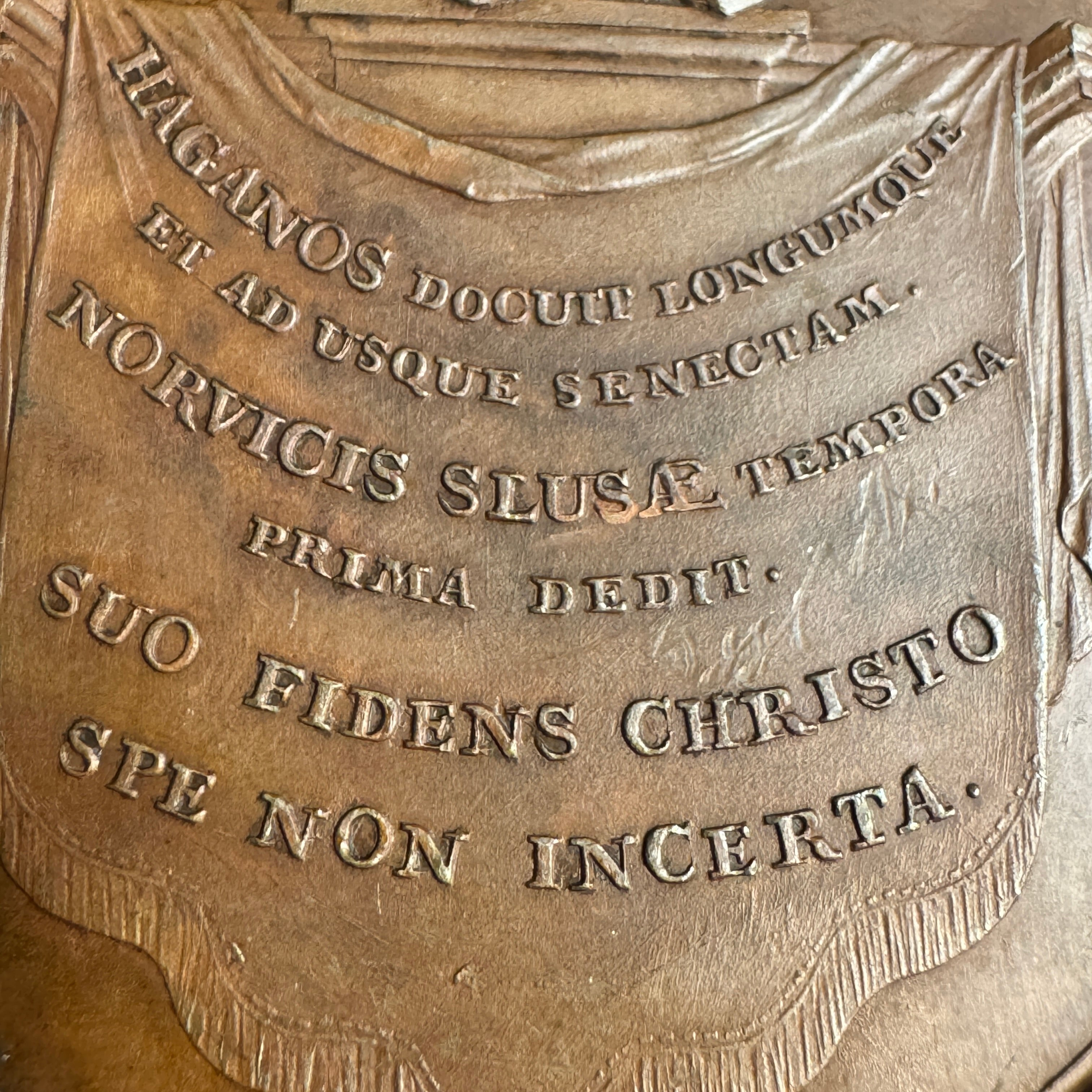 1774 United Netherlands 55mm AE Medal, Death Year of Elandus van Staveren b.1703 (Reformed Theologian at The Hague)