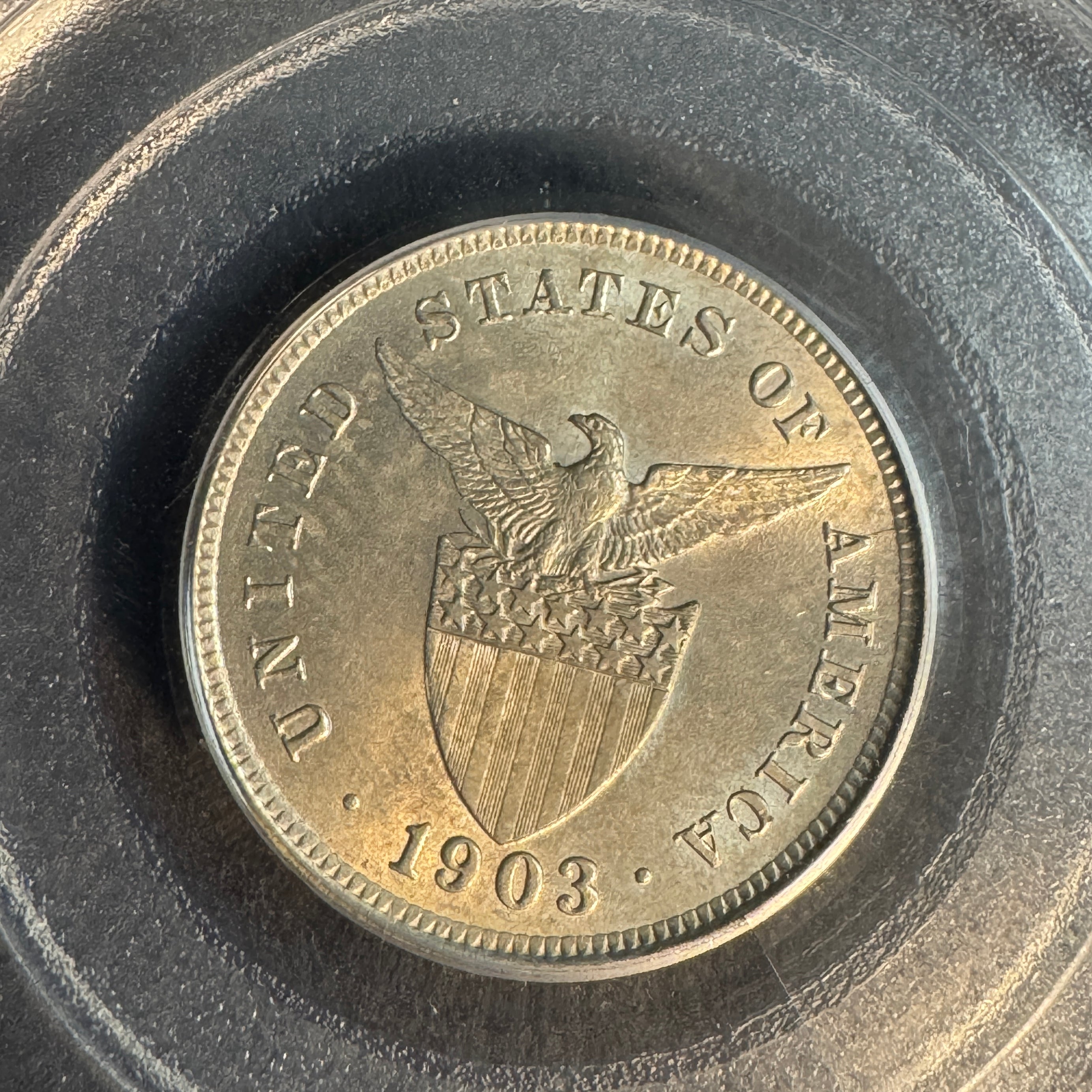 1903 US Philippines 5 Centavos, PCGS MS-64
