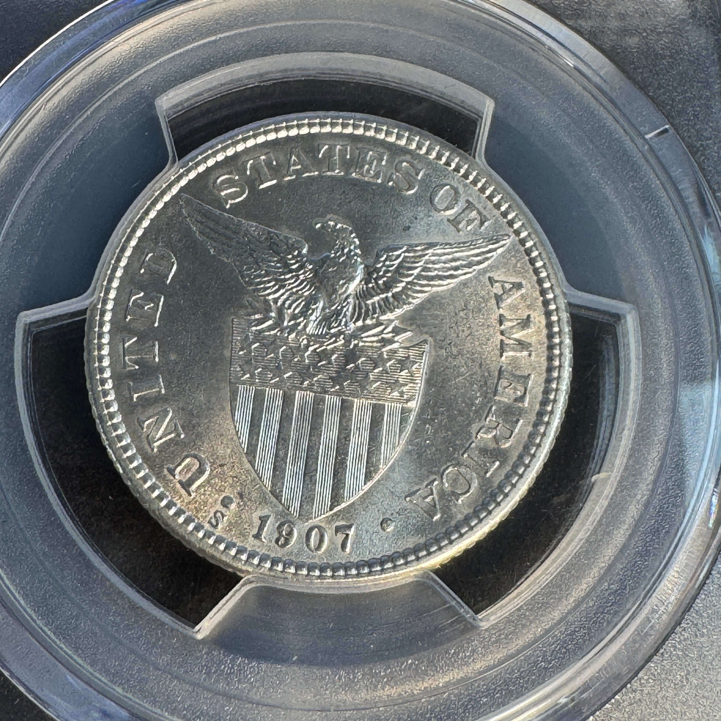 1907-S US Philippines 50 Centavos, PCGS MS-63