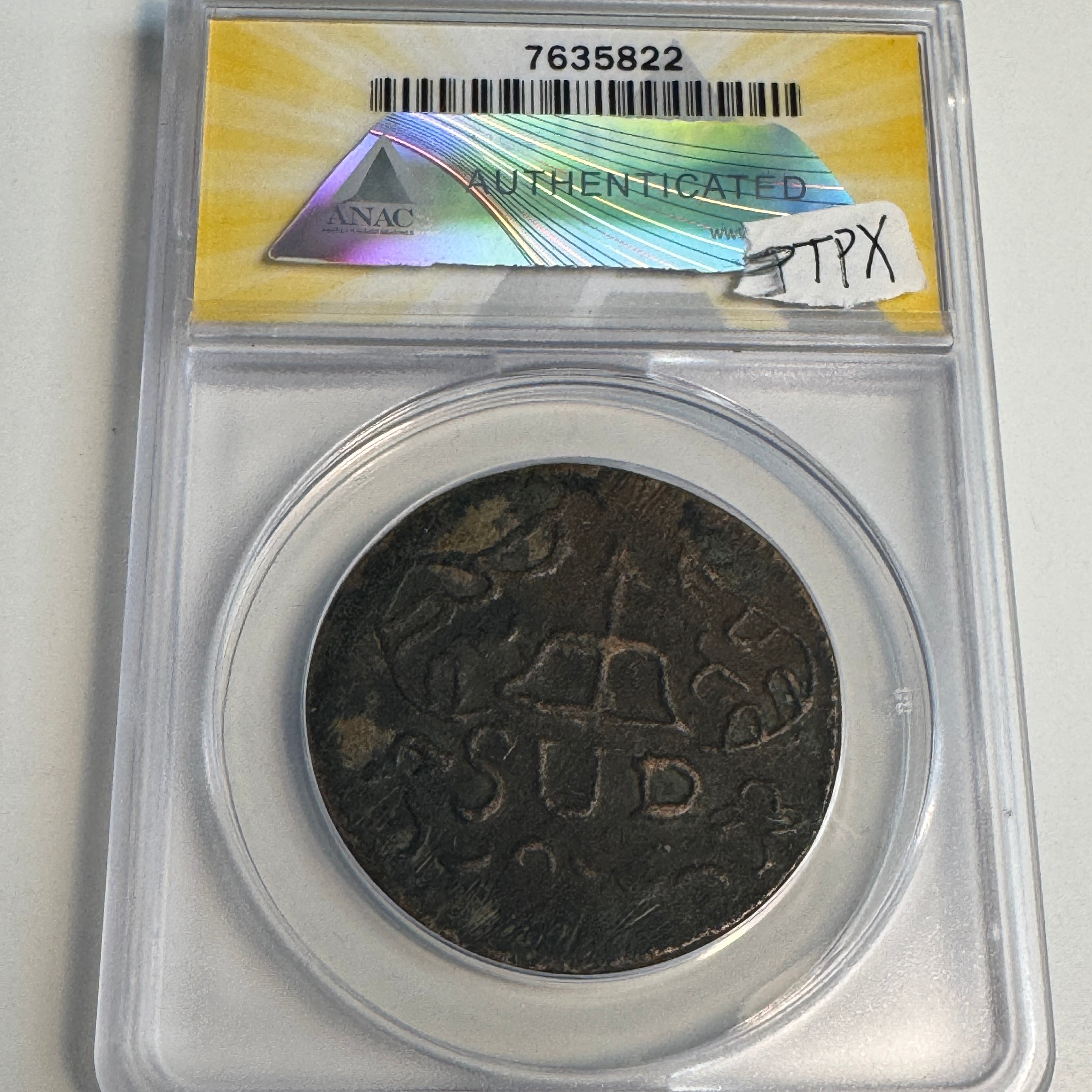 1813 Mexico War of Independence Morelos “SUD” AE 8 Reales, ANACS VF Details