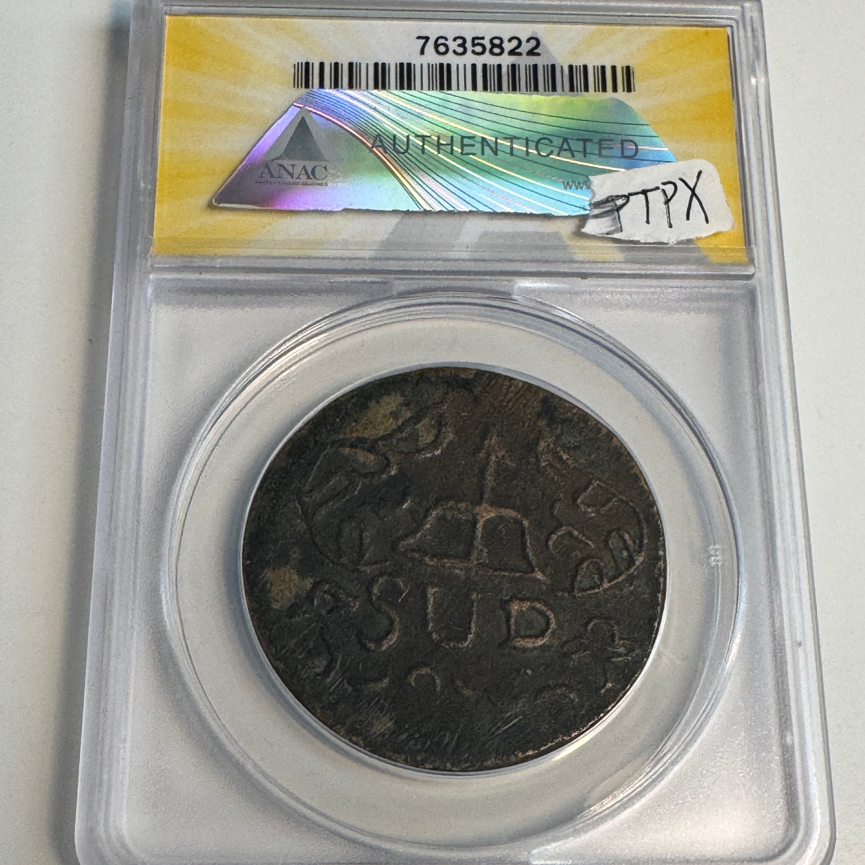 1813 Mexico War of Independence Morelos “SUD” AE 8 Reales, ANACS VF Details