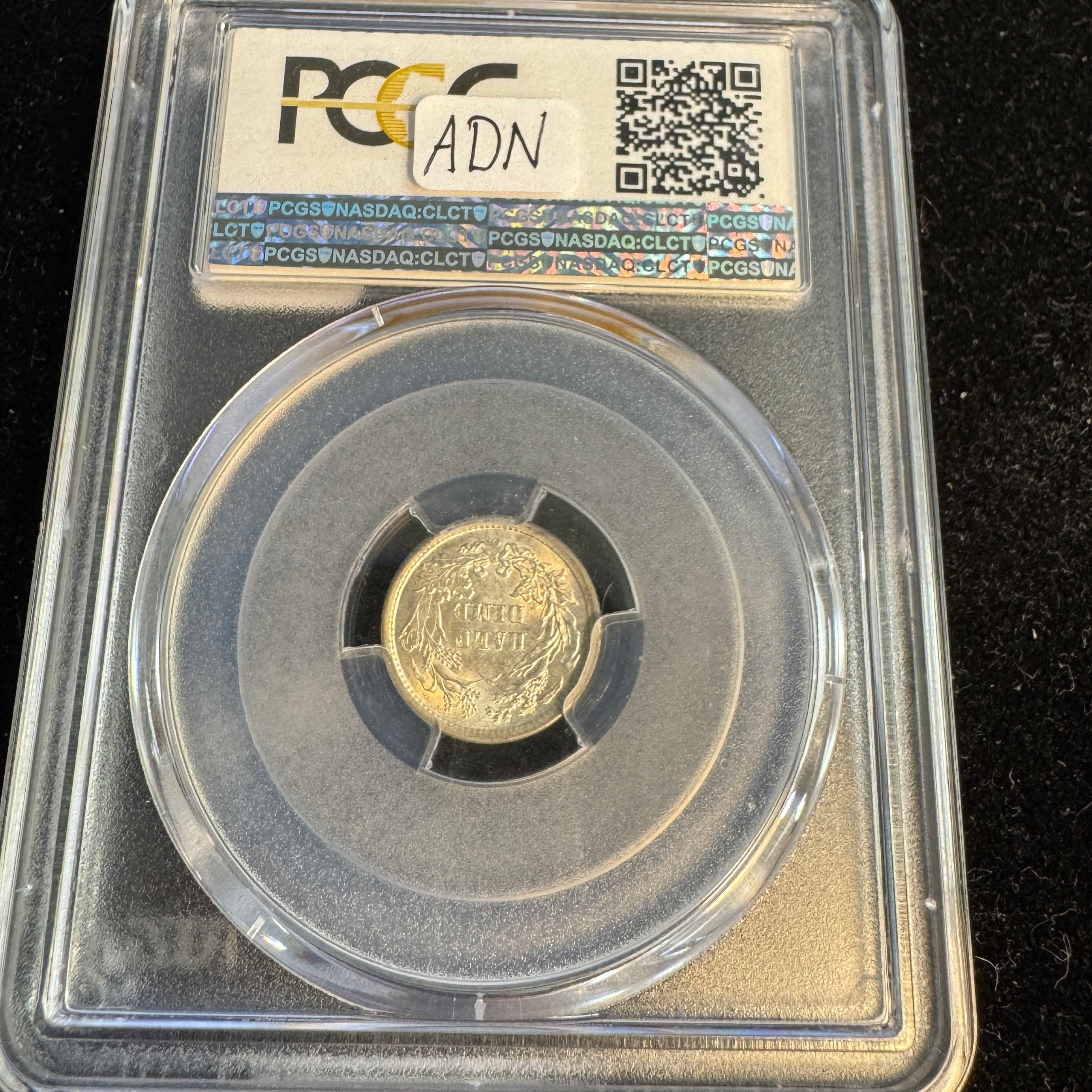 1860-O Seated Liberty Half Dime, PCGS MS-63