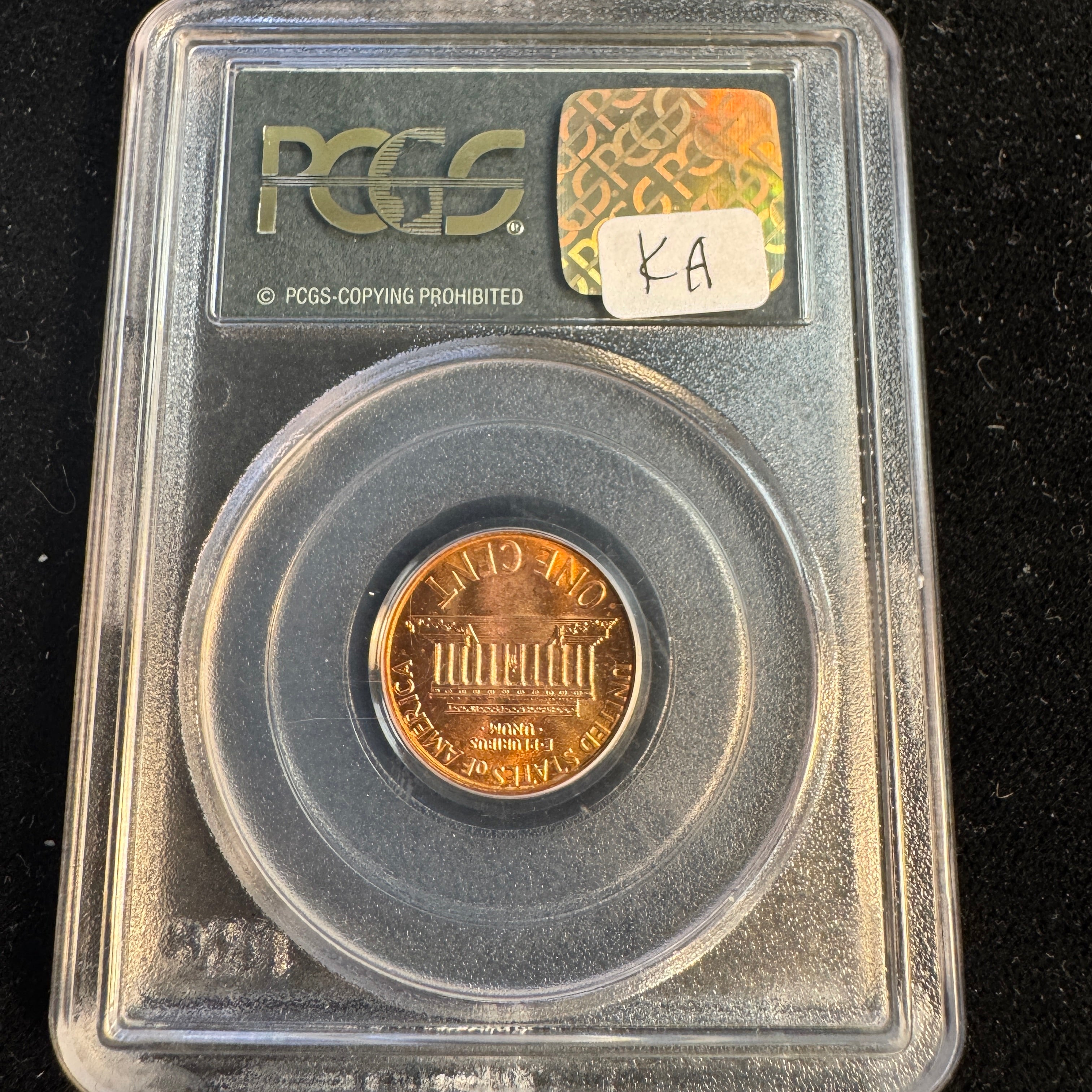 1995 Doubled Die Error Lincoln Cent US 1C, OGH PCGS MS-65 RD