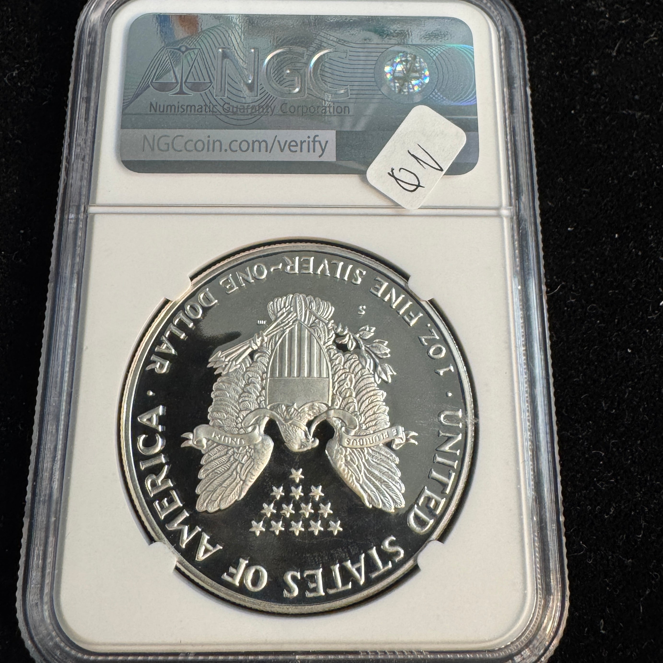 1986-S Proof Silver Eagle $1, NGC PF-69 Ultra Cameo