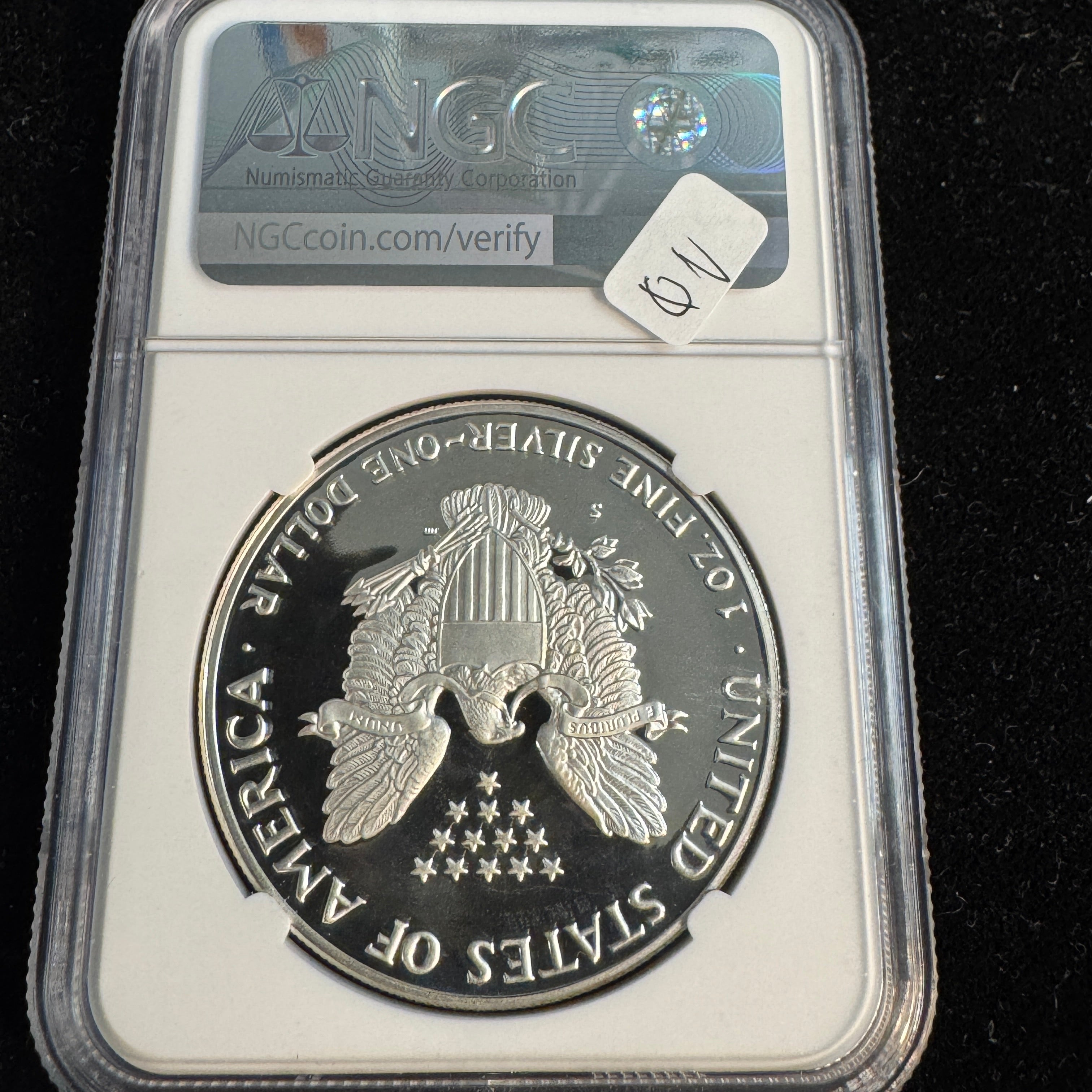 1986-S Proof Silver Eagle $1, NGC PF-69 Ultra Cameo