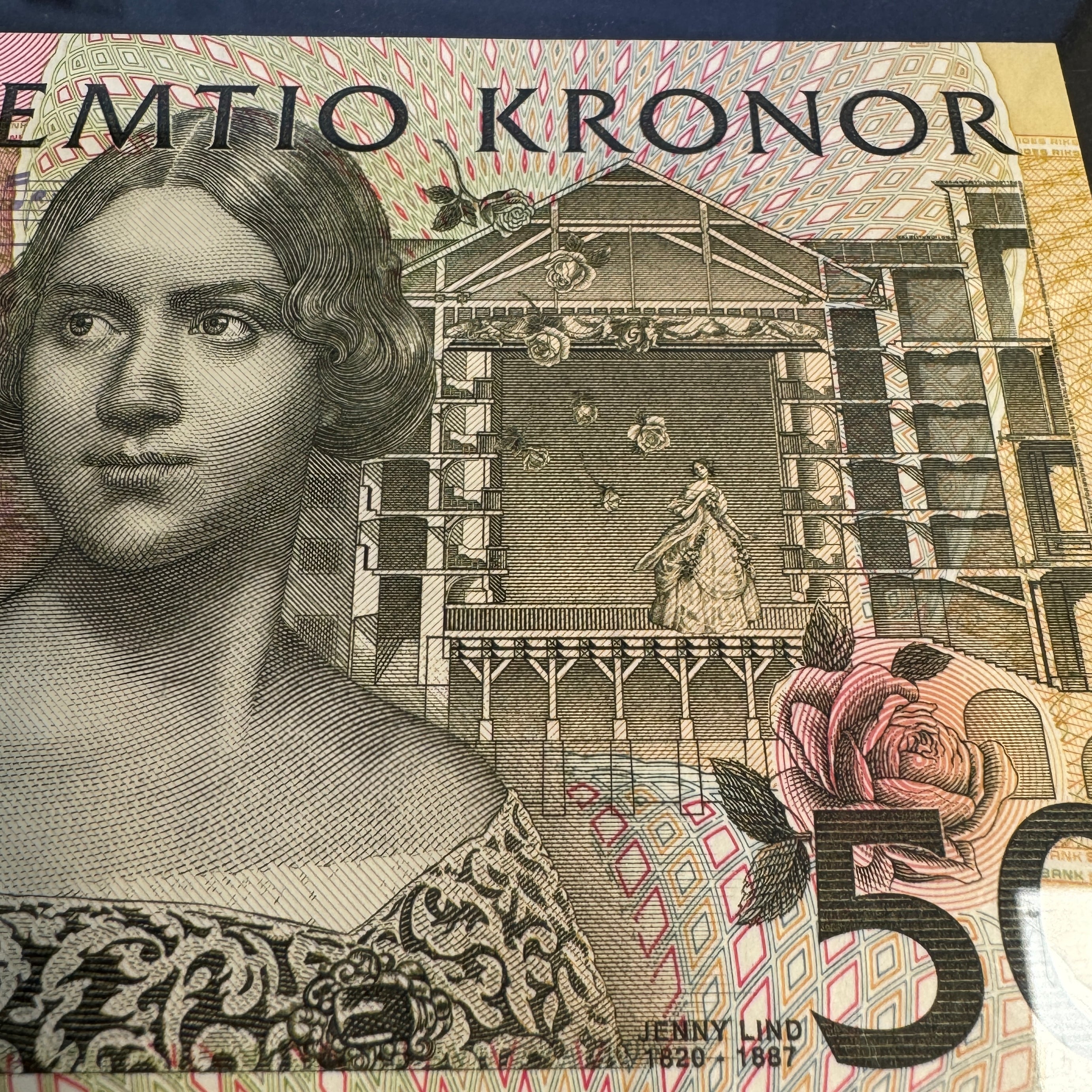 (1996-2002) Sweden 50 Kronor, Jenny Lind, PMG Gem UNC 66 EPQ
