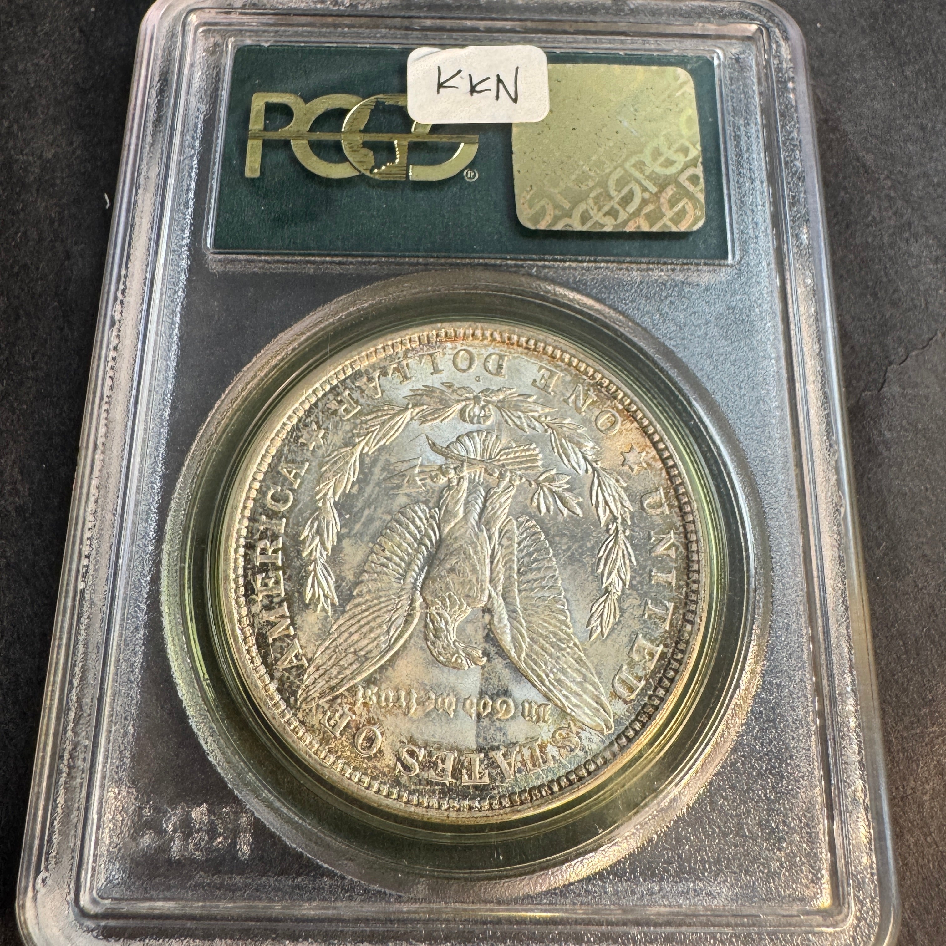 1921-D Morgan Silver Dollar US$1, PCGS MS-64