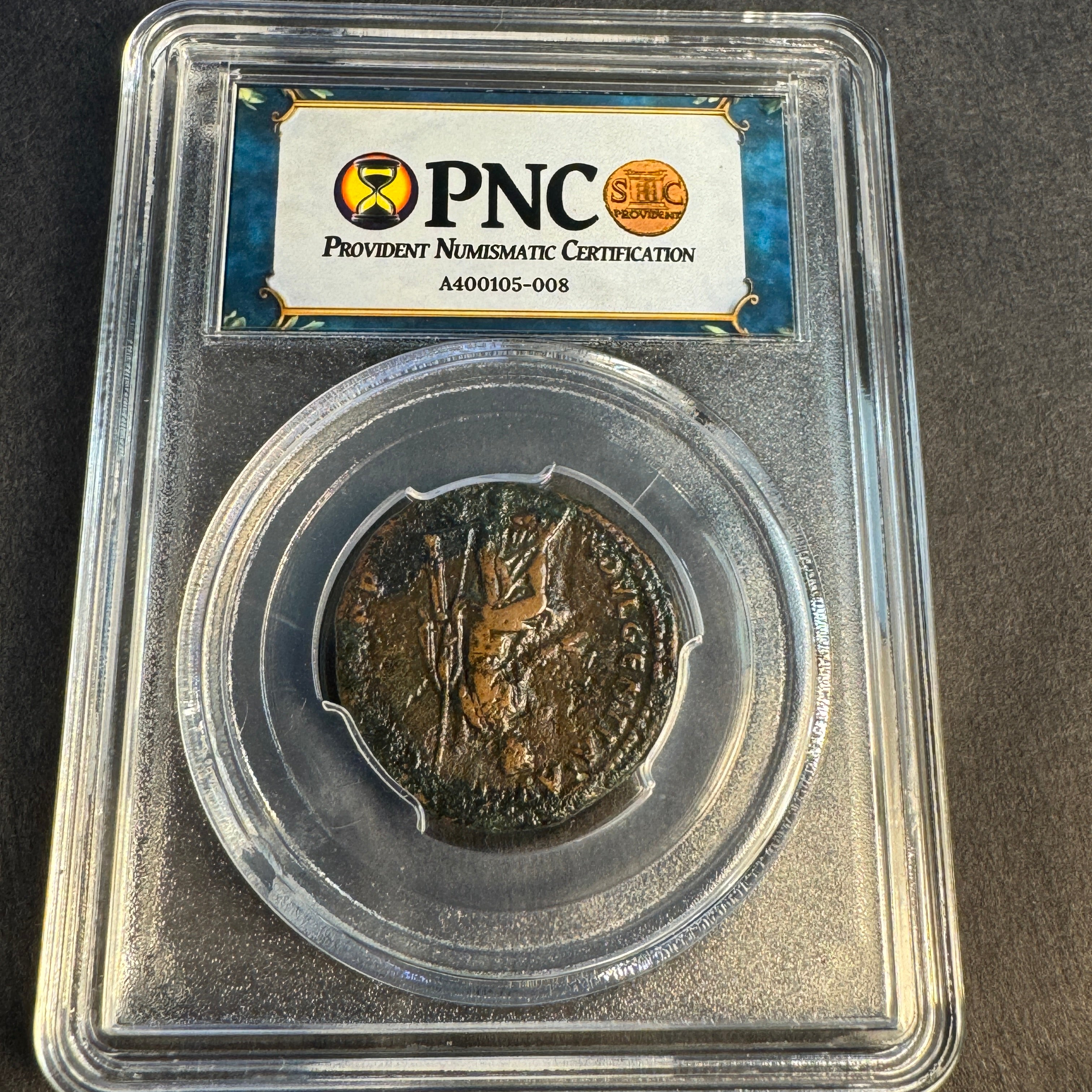 HADRIAN (117-138 AD) Roman Empire, AE As, Rv: Indulgentia, RIC 1150, PNC Choice VF