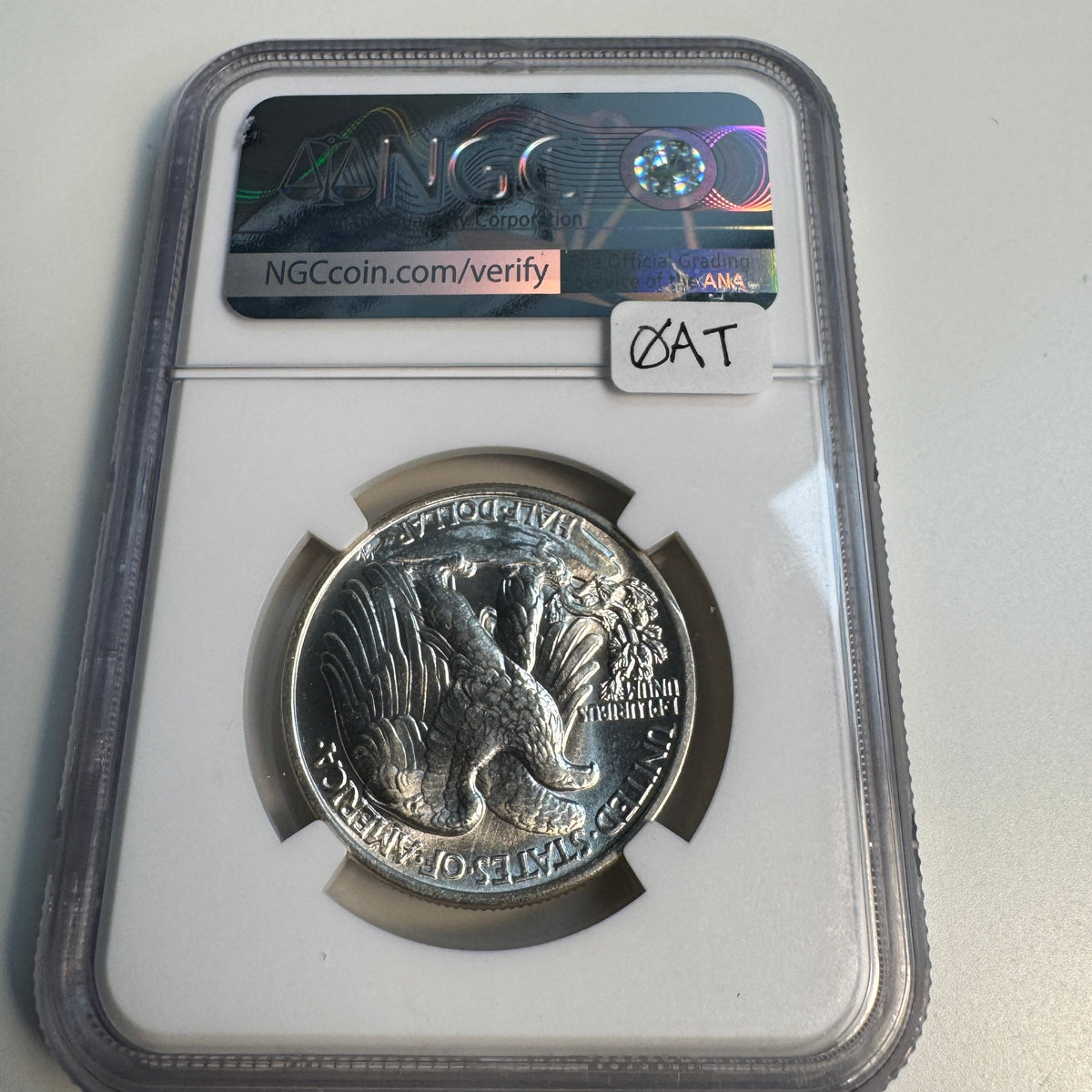 1943 Walking Liberty Half Dollar, NGC MS-64