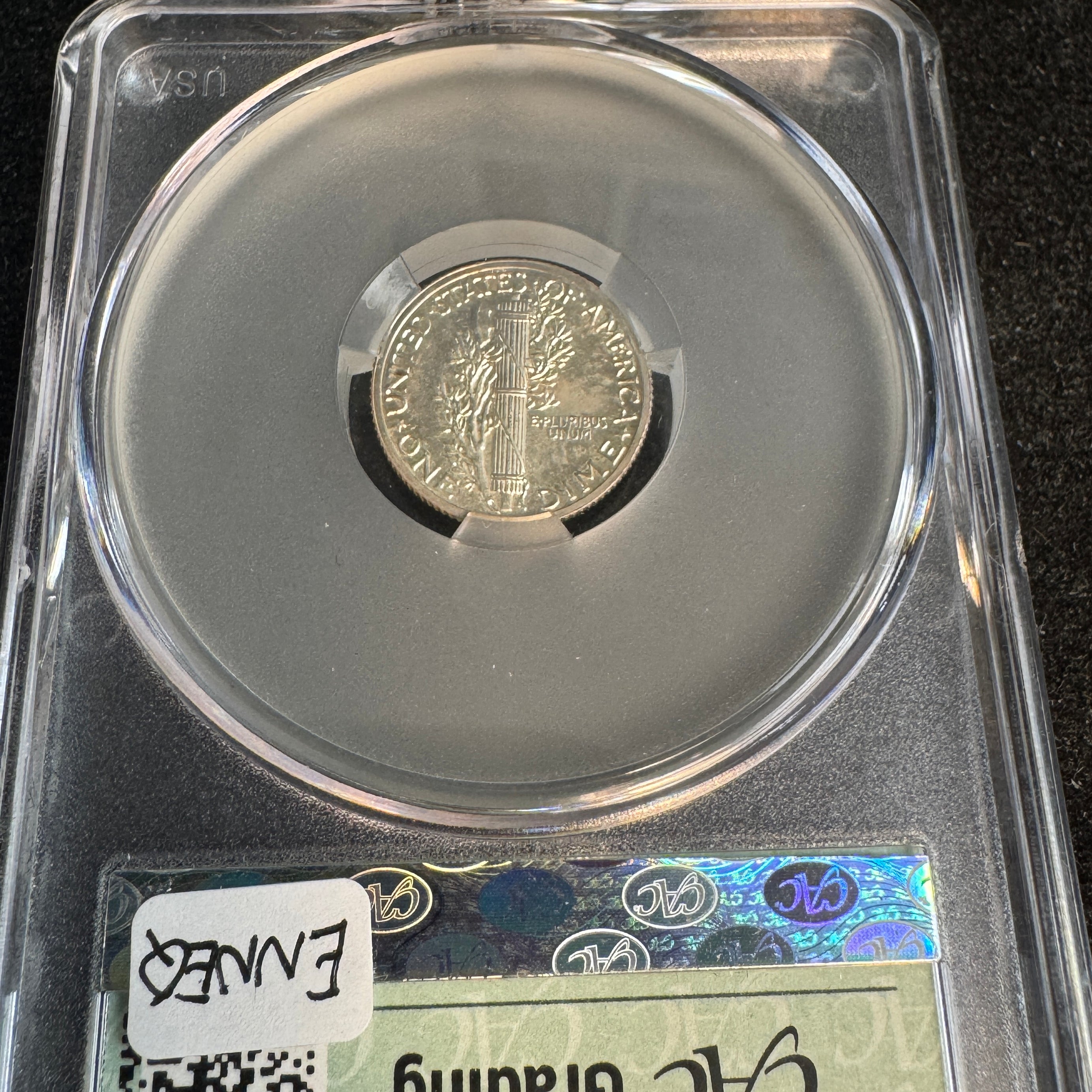 1936 Mercury Dime 10c Proof, “Witter Brick” CAC PR-64