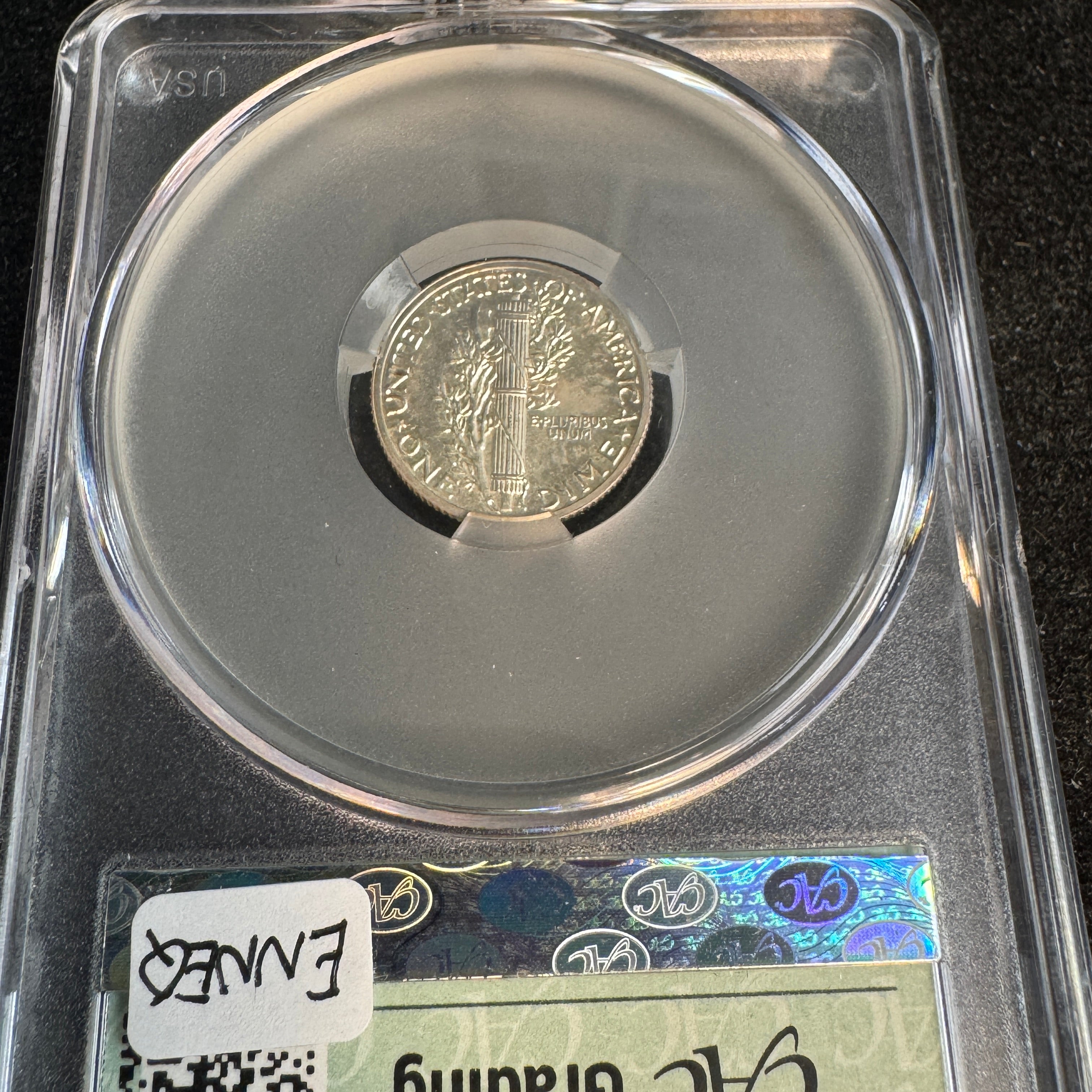 1936 Mercury Dime 10c Proof, “Witter Brick” CAC PR-64