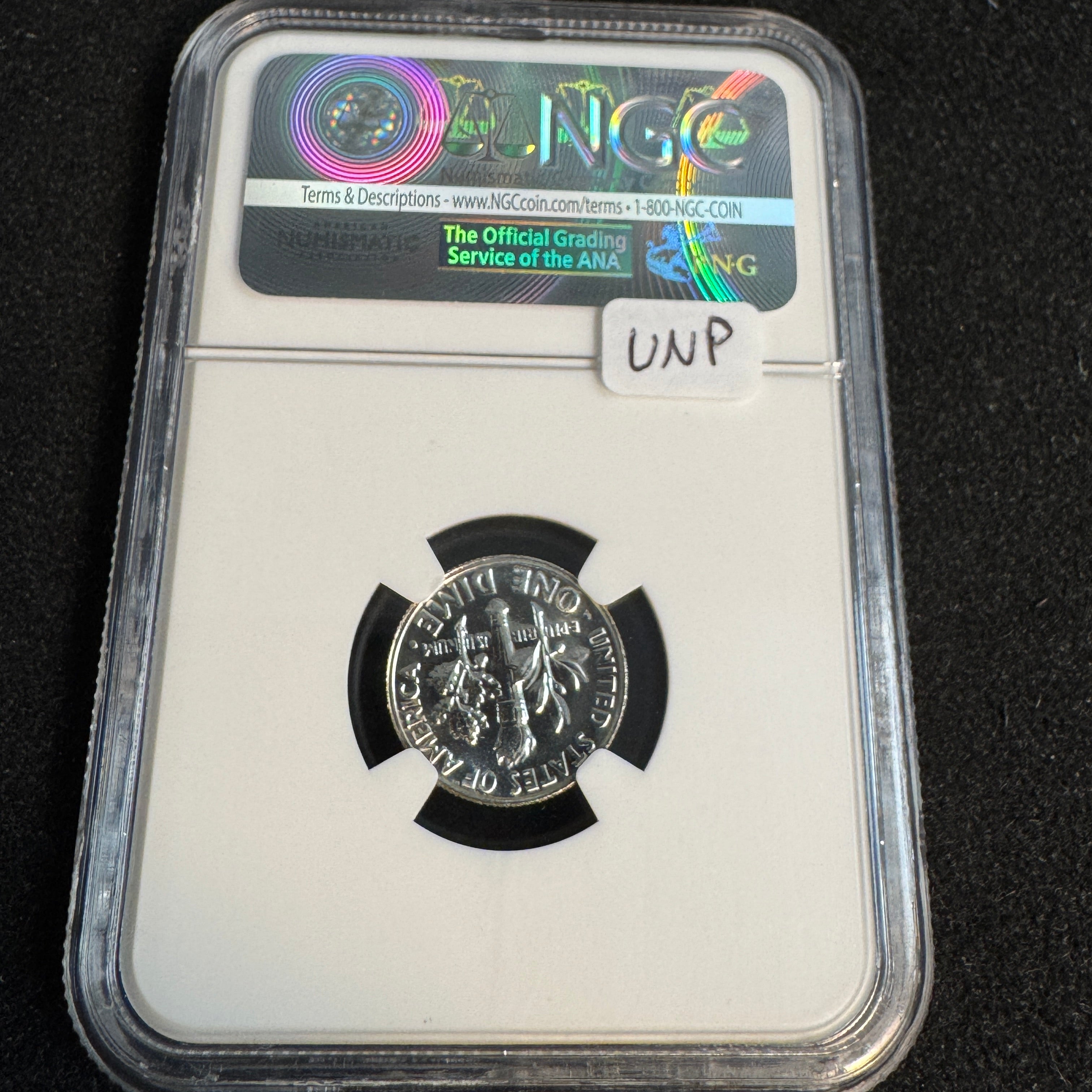 1956 Proof Roosevelt Dime 10c, NGC PF-69 ⭐️ Star