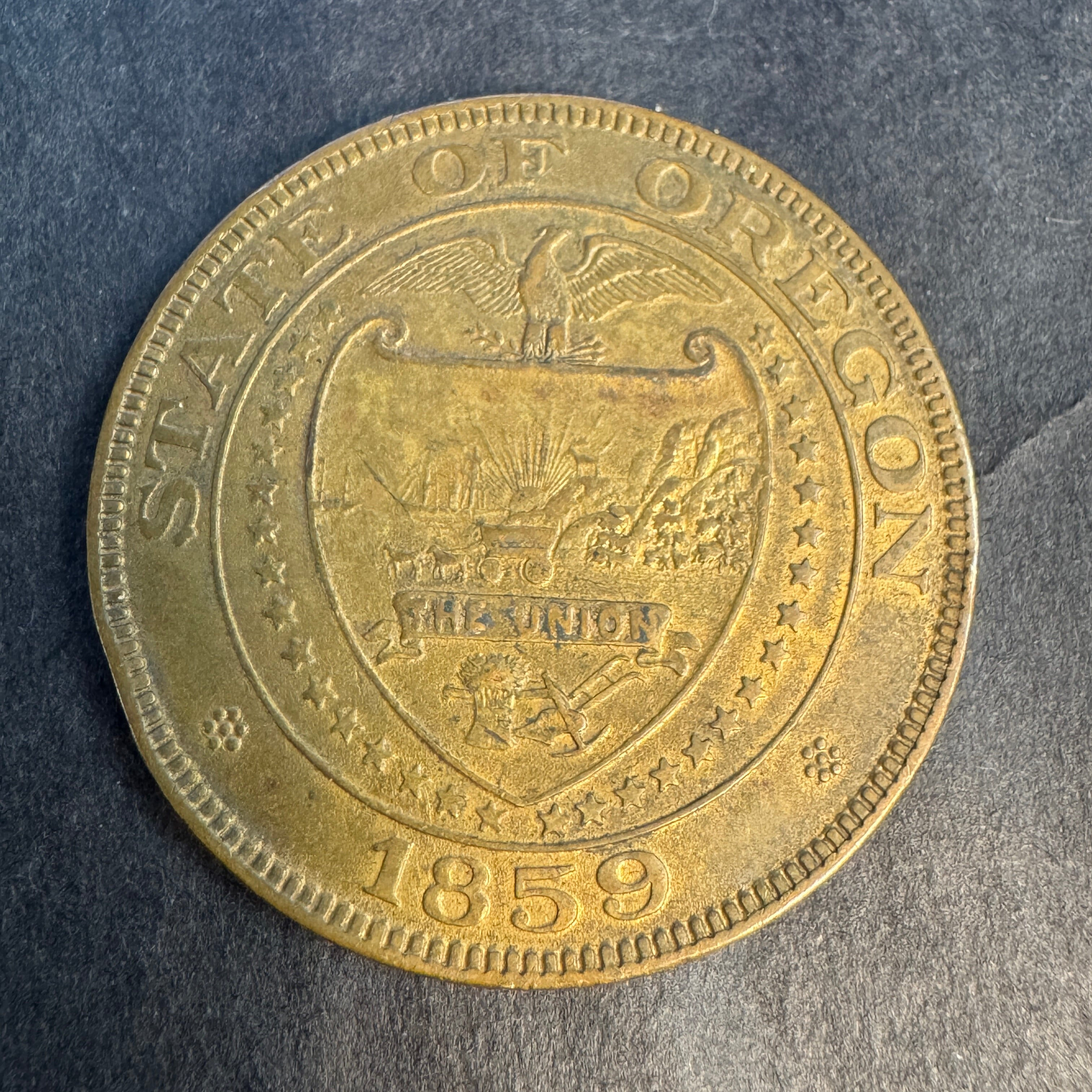 1915 Oregon State Building Medal, Panama-Pacific International Expo, San Francisco CA