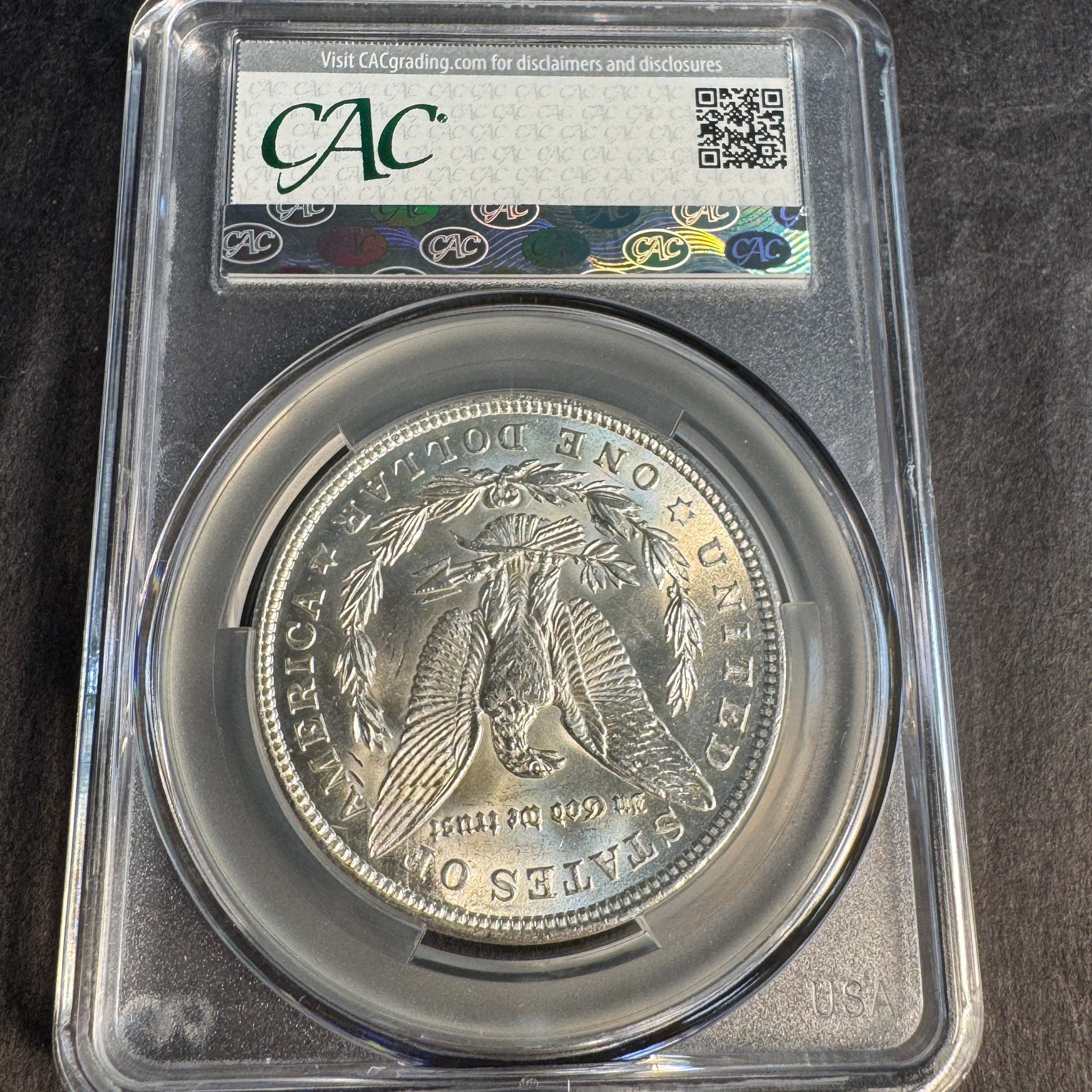 1921 (P) Morgan Silver Dollar, CAC MS-62