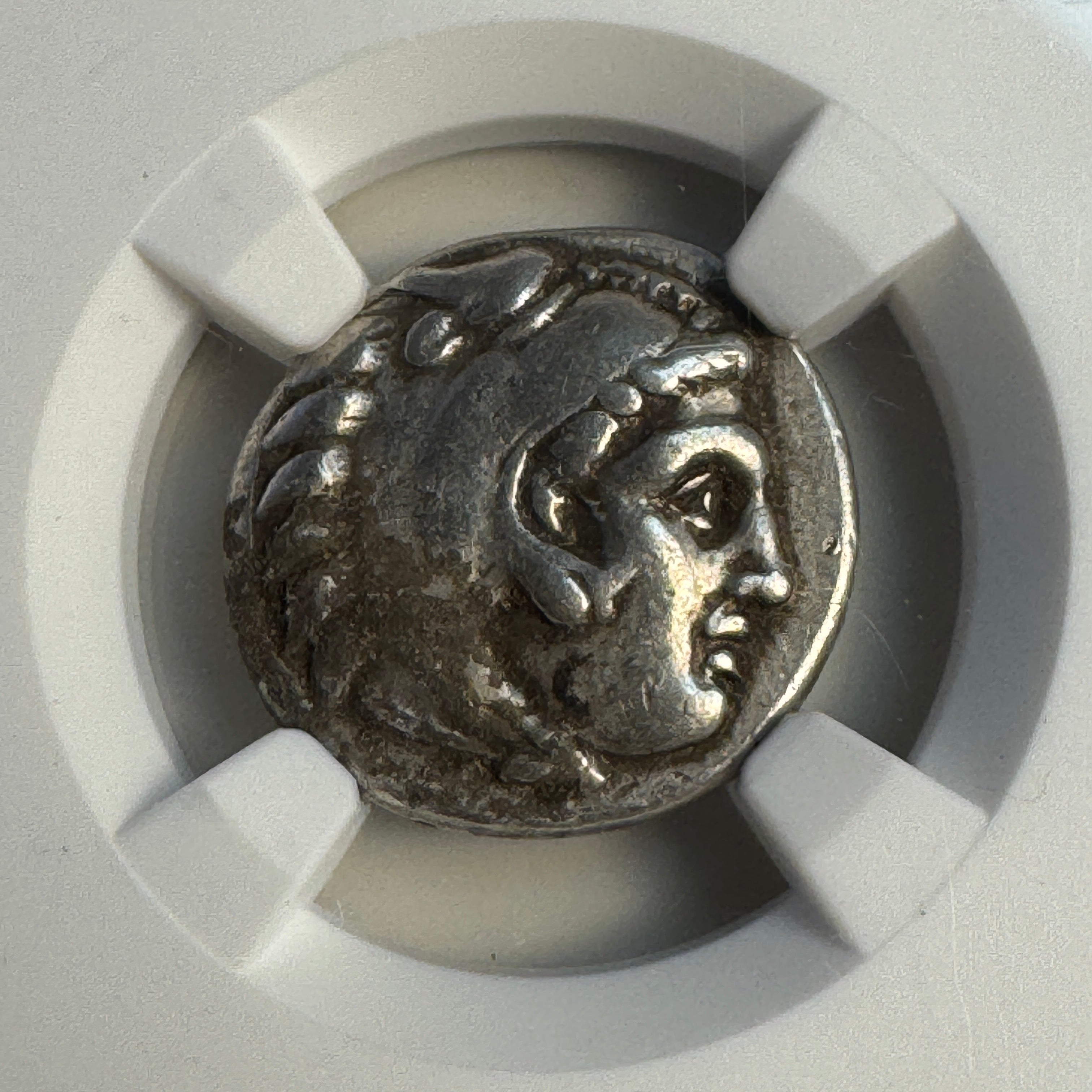 (323-317 BC) Philip III of Macedon Silver Drachm, Rv: Zeus Seated, VF - NGC Ancients