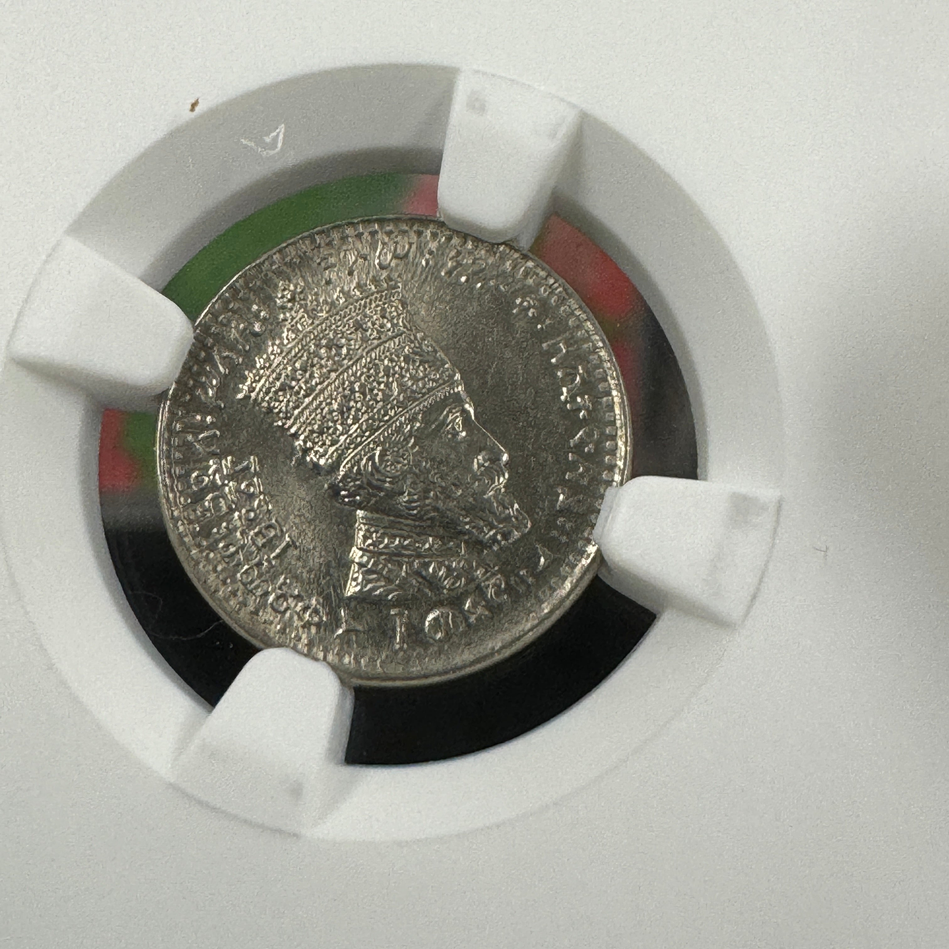 EE-1923 (1931 AD) Ethiopia 10 Matonas, Haile Selassie, NGC MS-65 🇪🇹