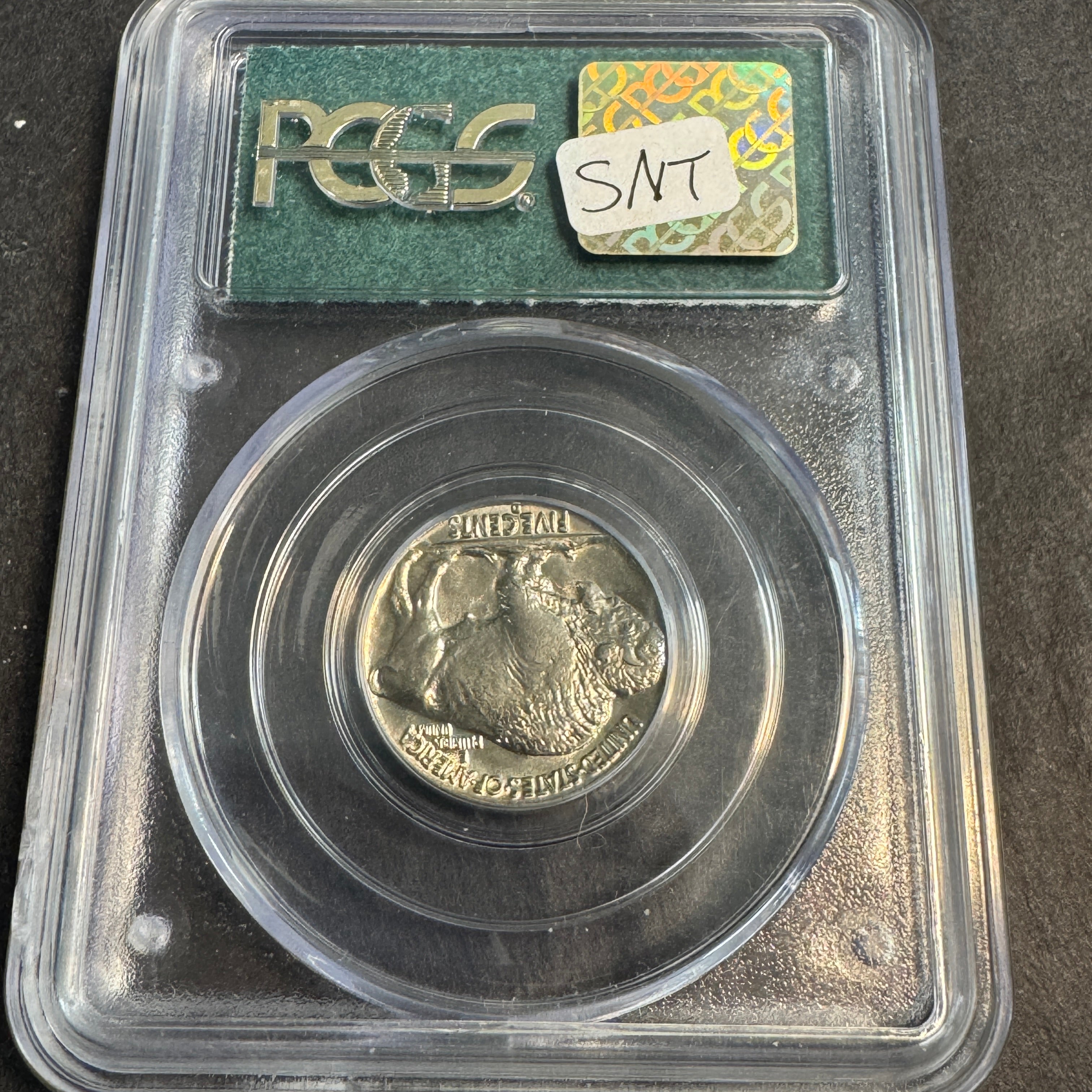 1937-D Buffalo Nickel US 5c, Gasket OGH PCGS MS-65
