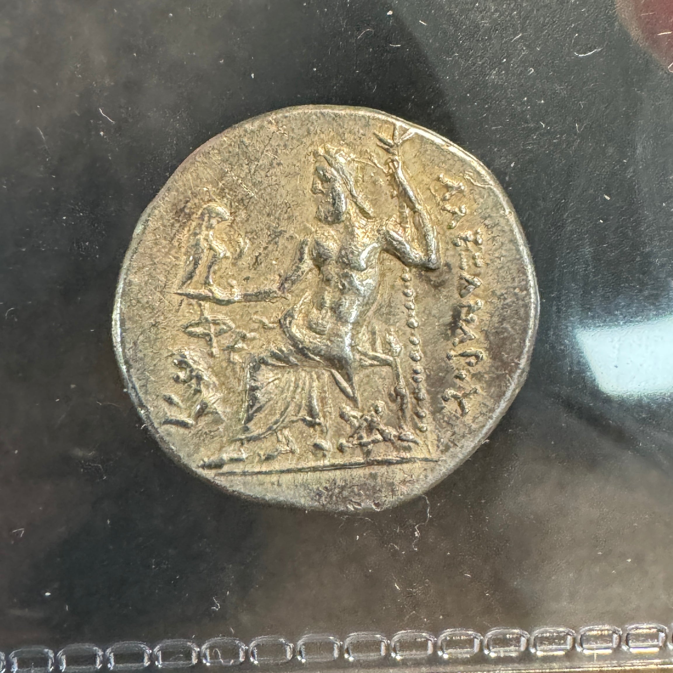 (336-323 BC) Alexander the Great of Macedon Silver Drachm, Rv: Zeus Seated, VF-XF