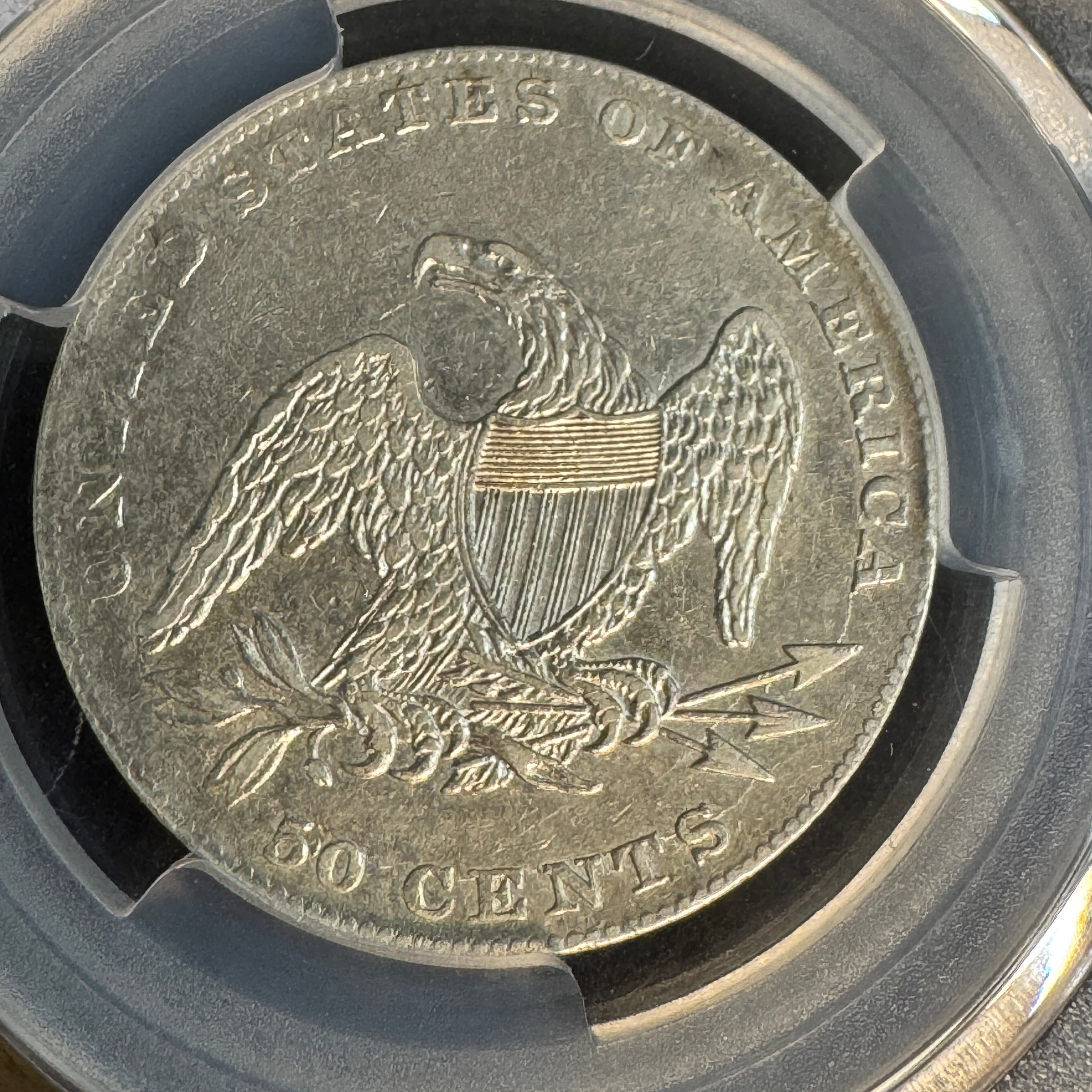 1837 Capped Bust Half Dollar 50c, PCGS XF-45