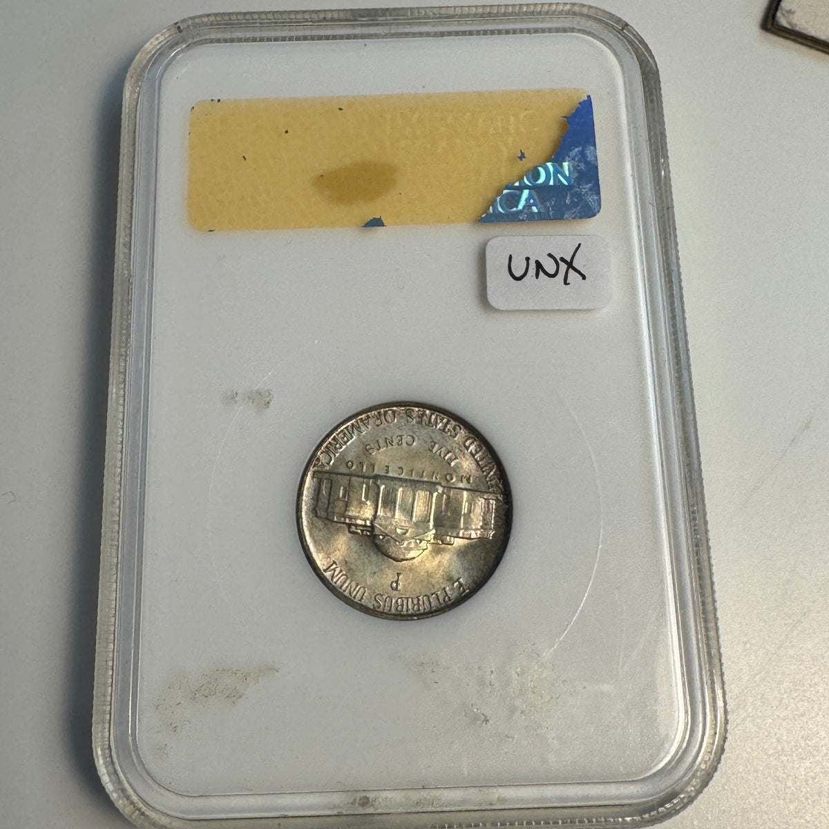 1942-P Jefferson 5c Silver War Nickel, ‘Old Fatty’ NGC MS-67