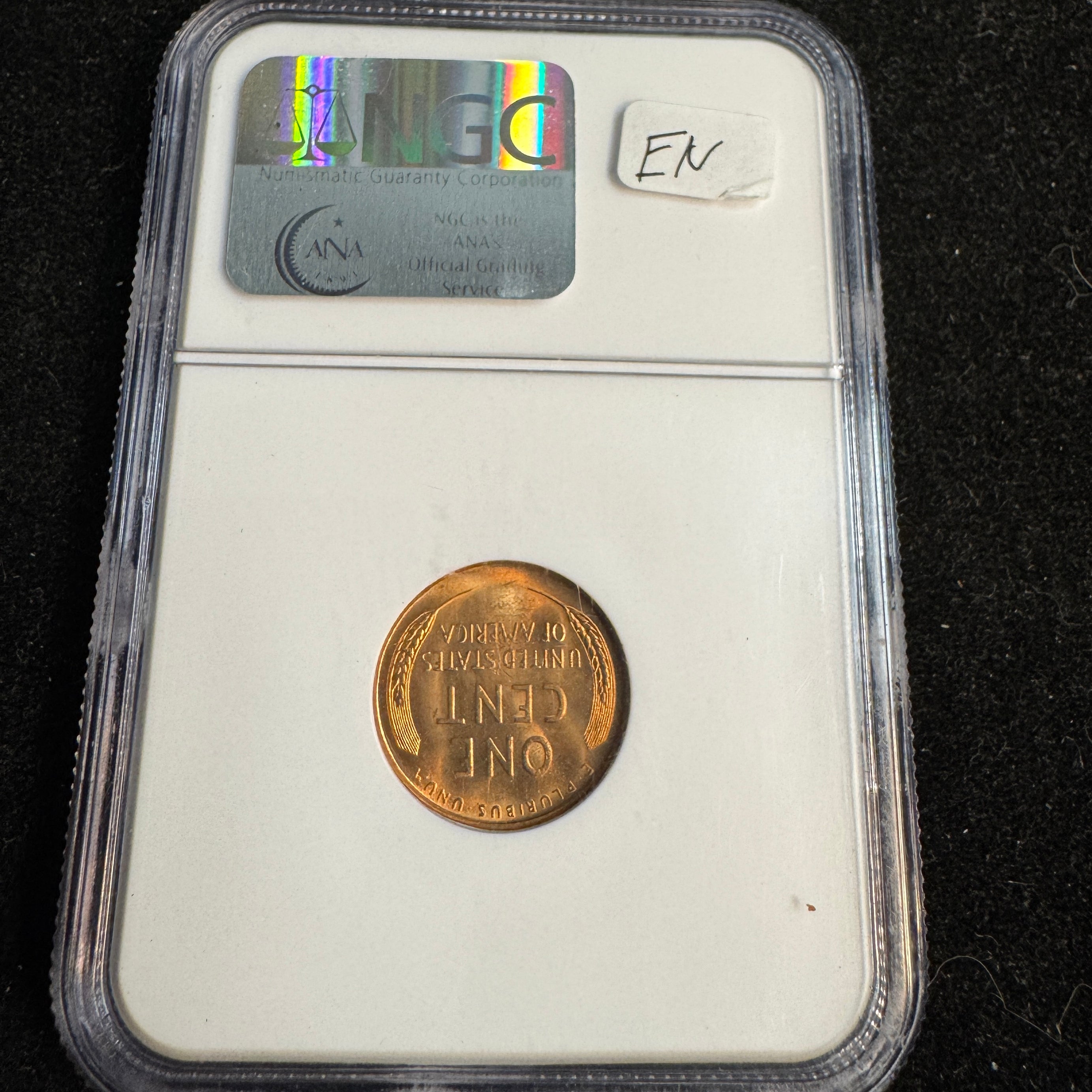 1958-D Lincoln Wheat 1c, NGC MS-66 RD