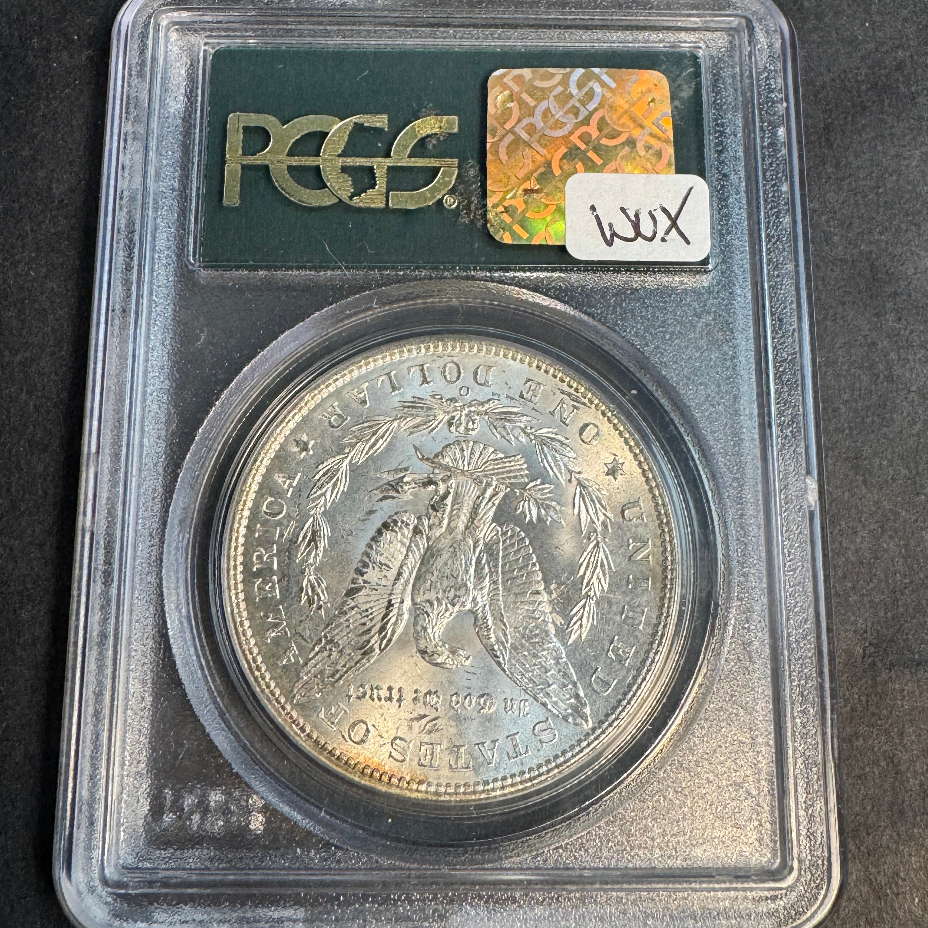 1904-O Morgan Silver Dollar, “Old Green” PGCS MS-64