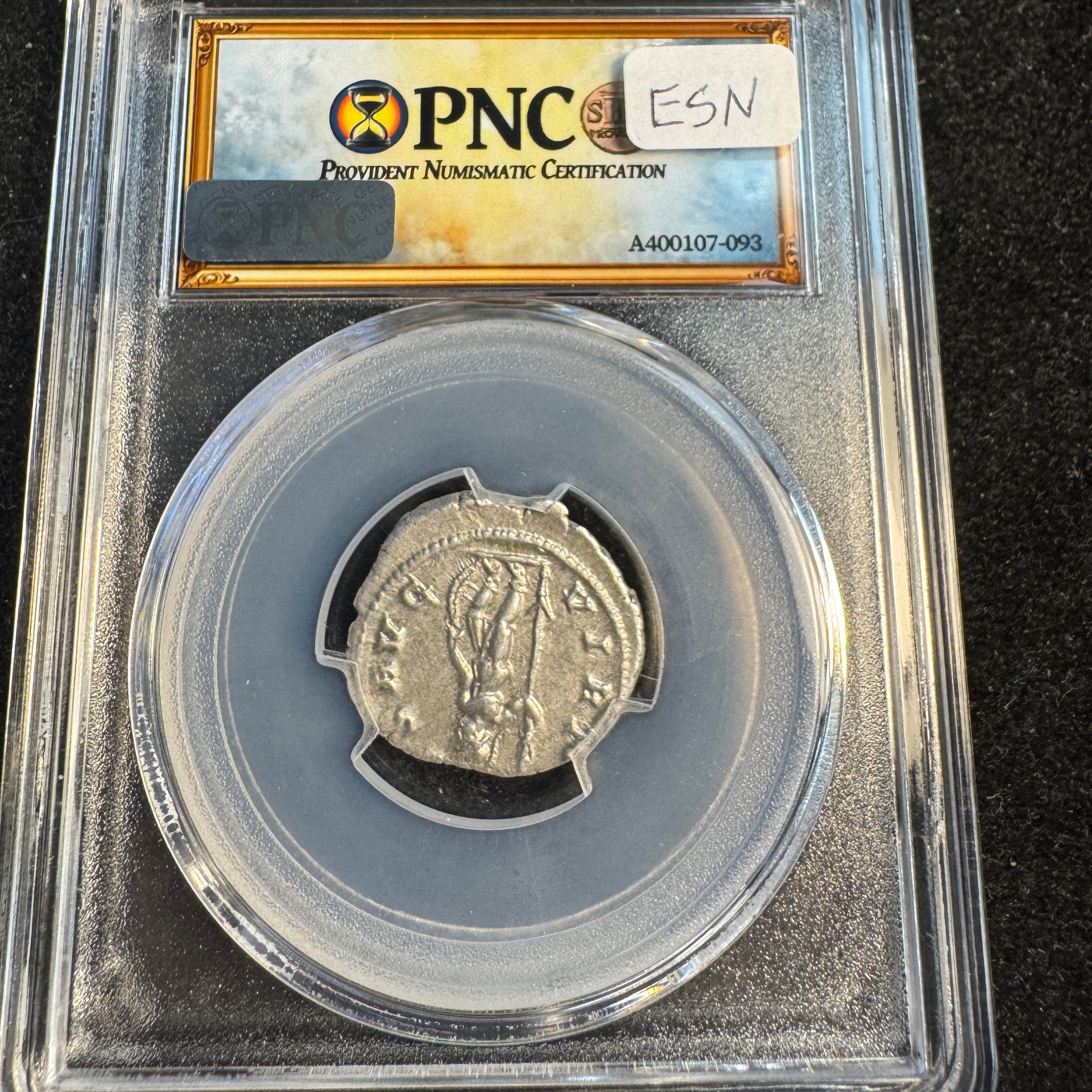 Severus Alexander (222-235 AD) Roman Empire AR Denarius, Rx: Virtus, RIC-182c, PNC Choice AU