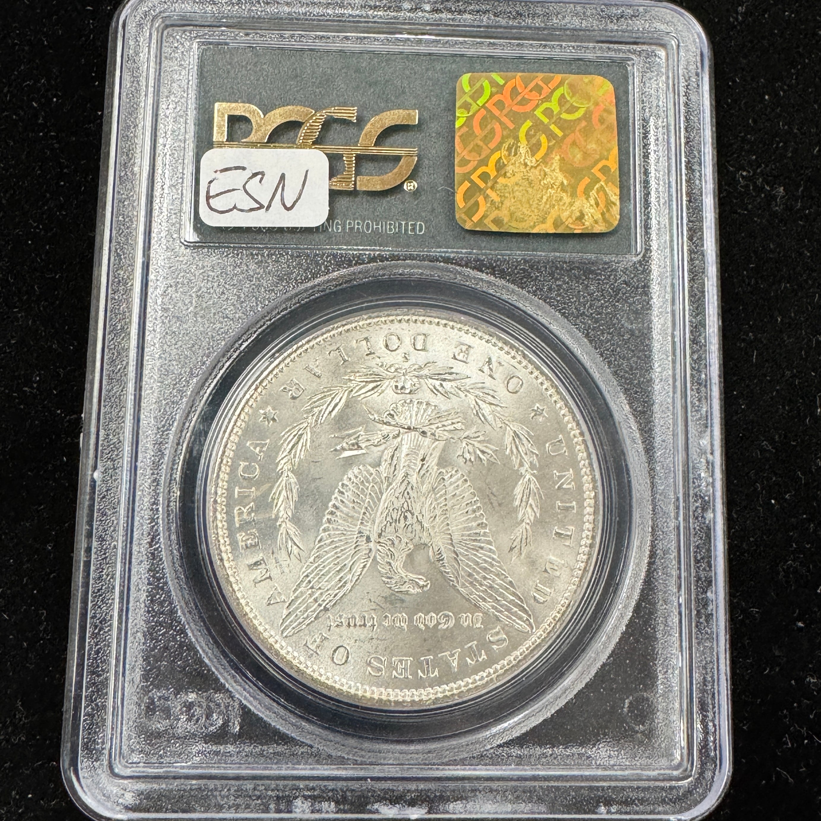 1879-S Morgan Silver Dollar US $1, Green PCGS MS-65