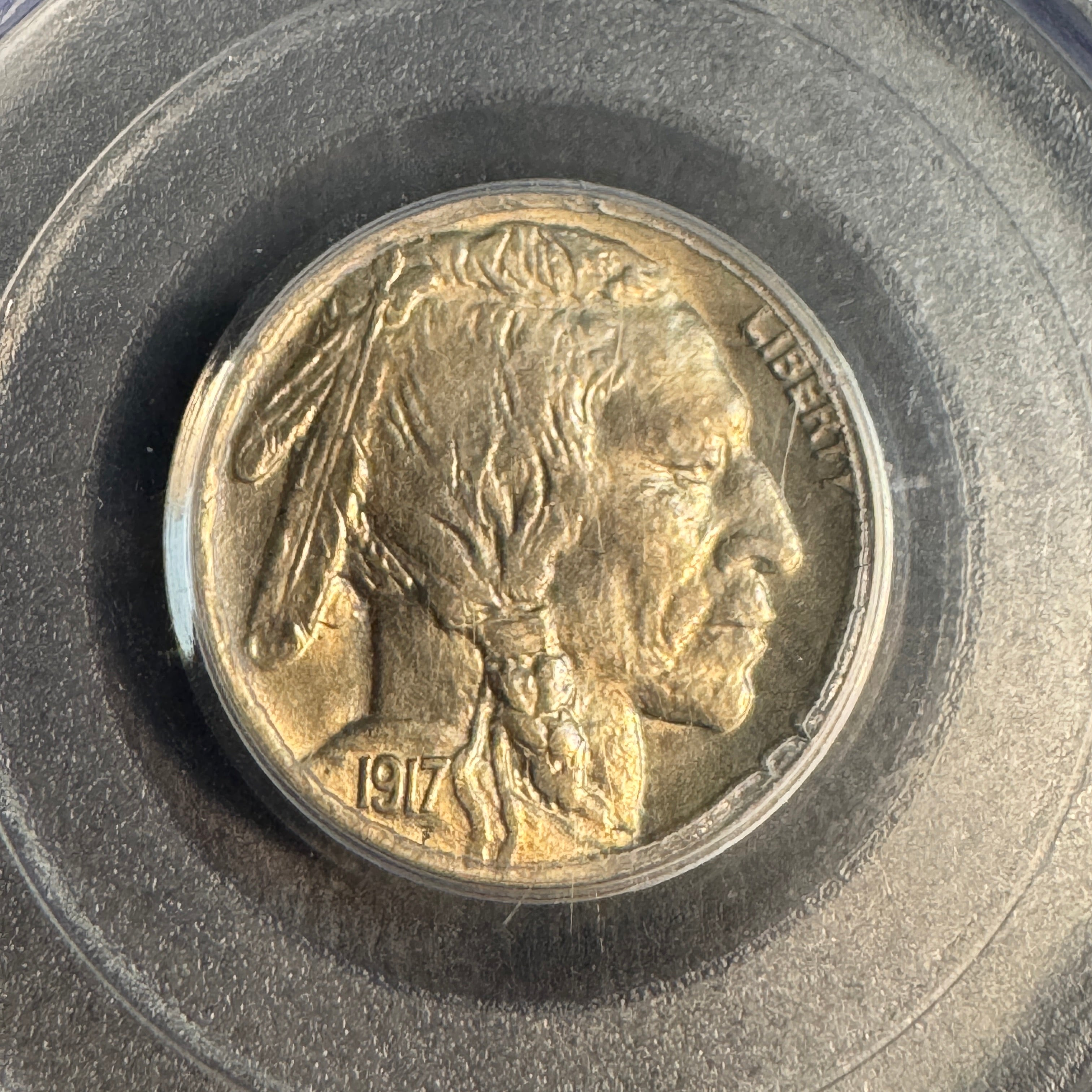 1917 (P) Buffalo Nickel 5c, PCGS MS-64