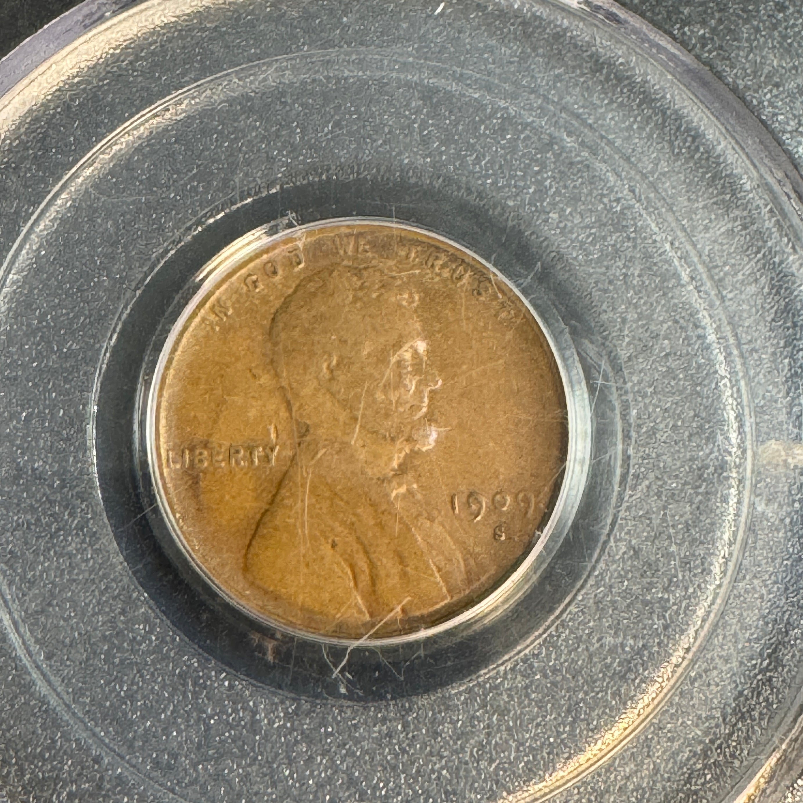 1909-S VDB Lincoln Wheat Cent, PCGS VF-25
