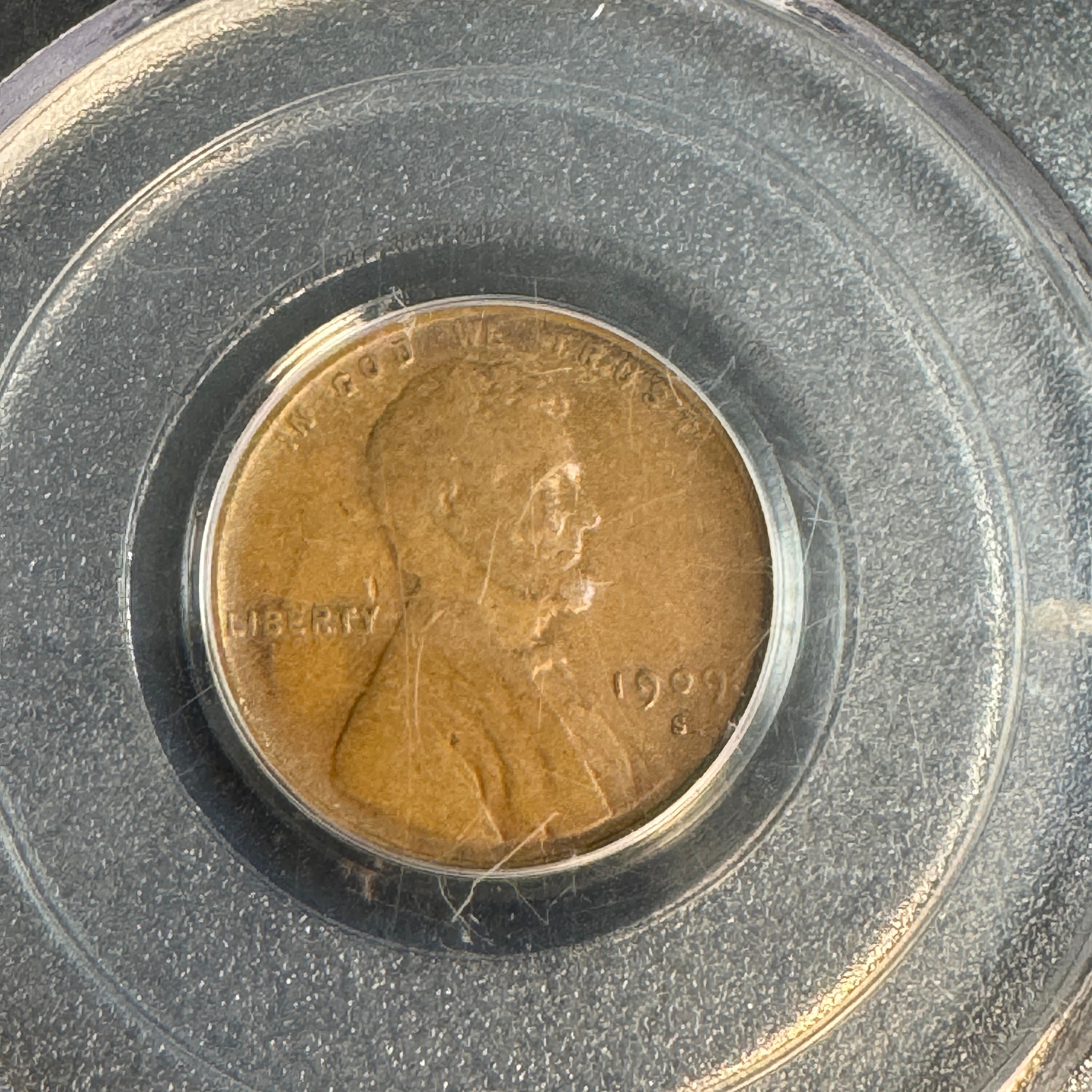 1909-S VDB Lincoln Wheat Cent, PCGS VF-25