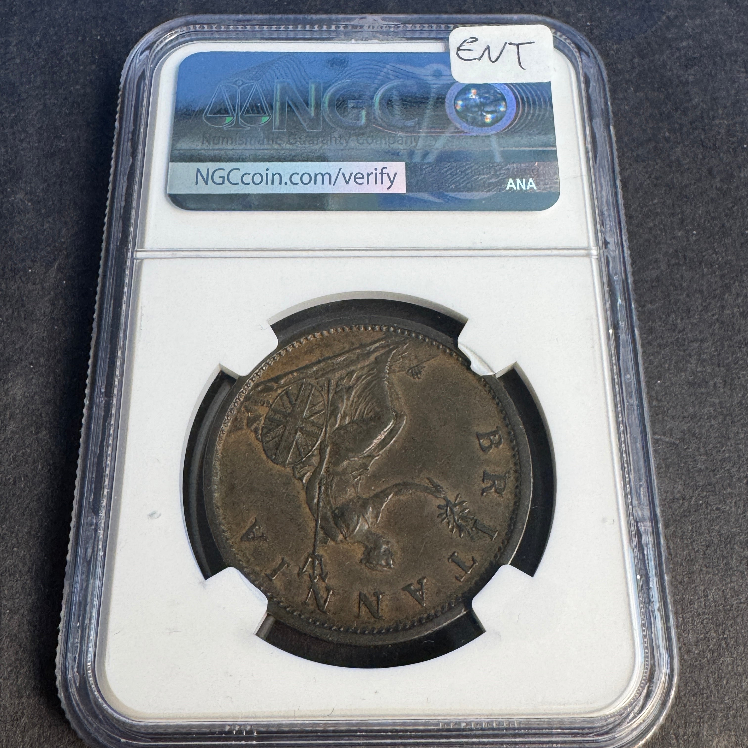 1806 Great Britain Penny, George III, Soho Mint, NGC AU-55 BN 🇬🇧