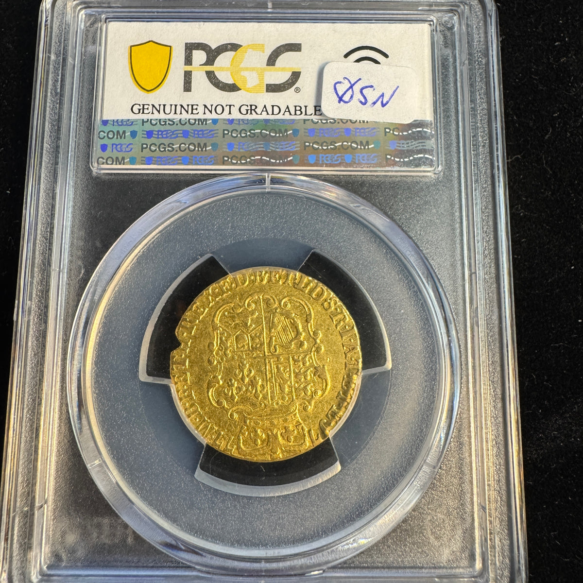 1777 Great Britain Gold Guinea, George III - American Revolution Era - PCGS XF Detail 🇬🇧