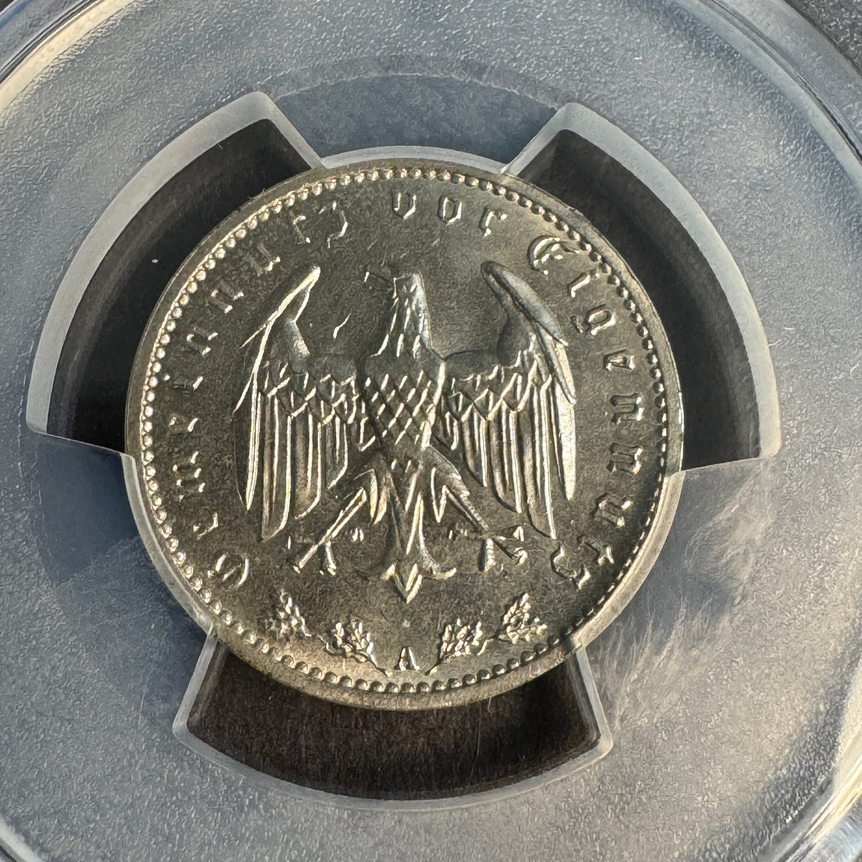 1938-A Germany (Third Reich) 1 Mark, J-354, PCGS MS-65 🇩🇪, Pop 5/3