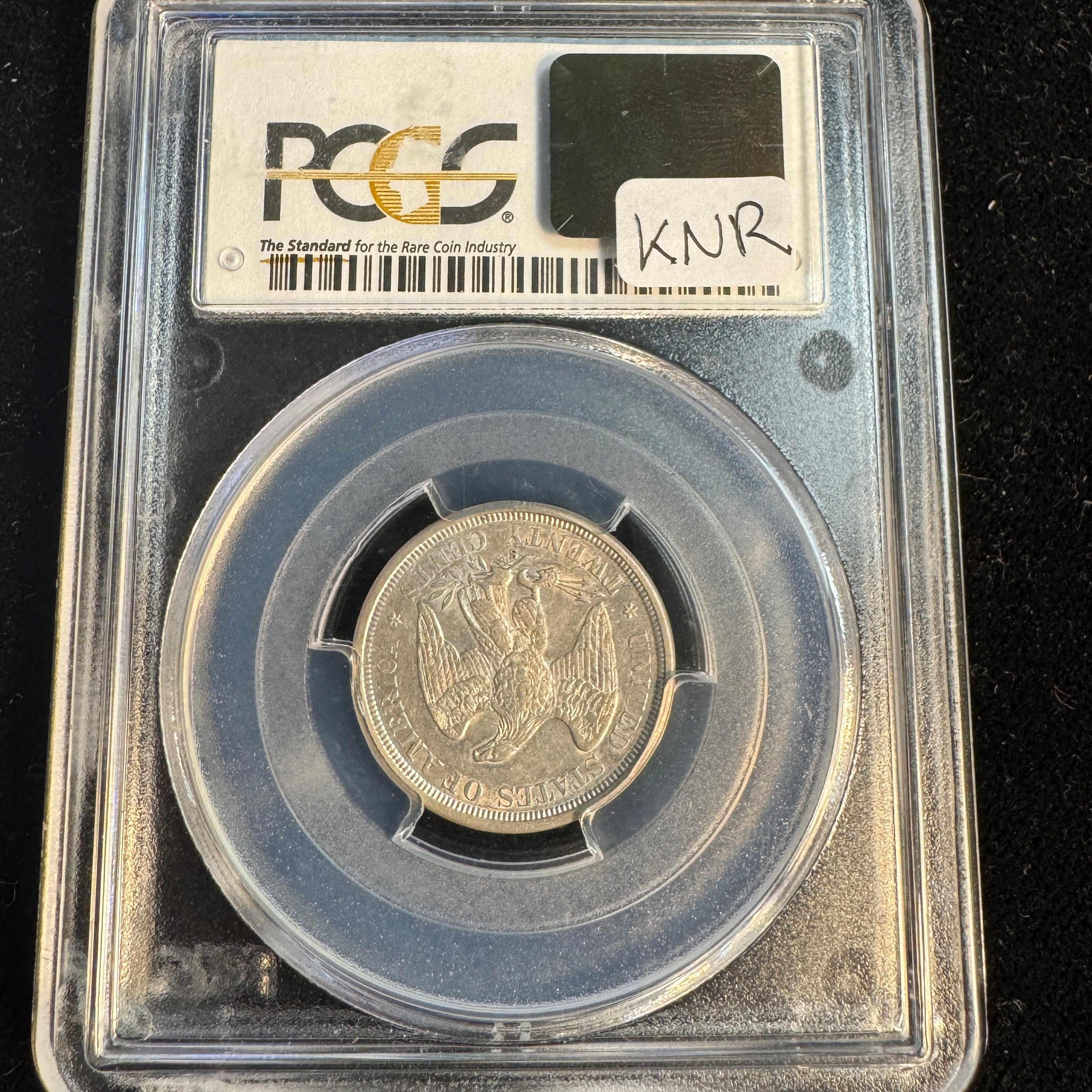 1875-S Twenty Cents 20c, PCGS AU-50